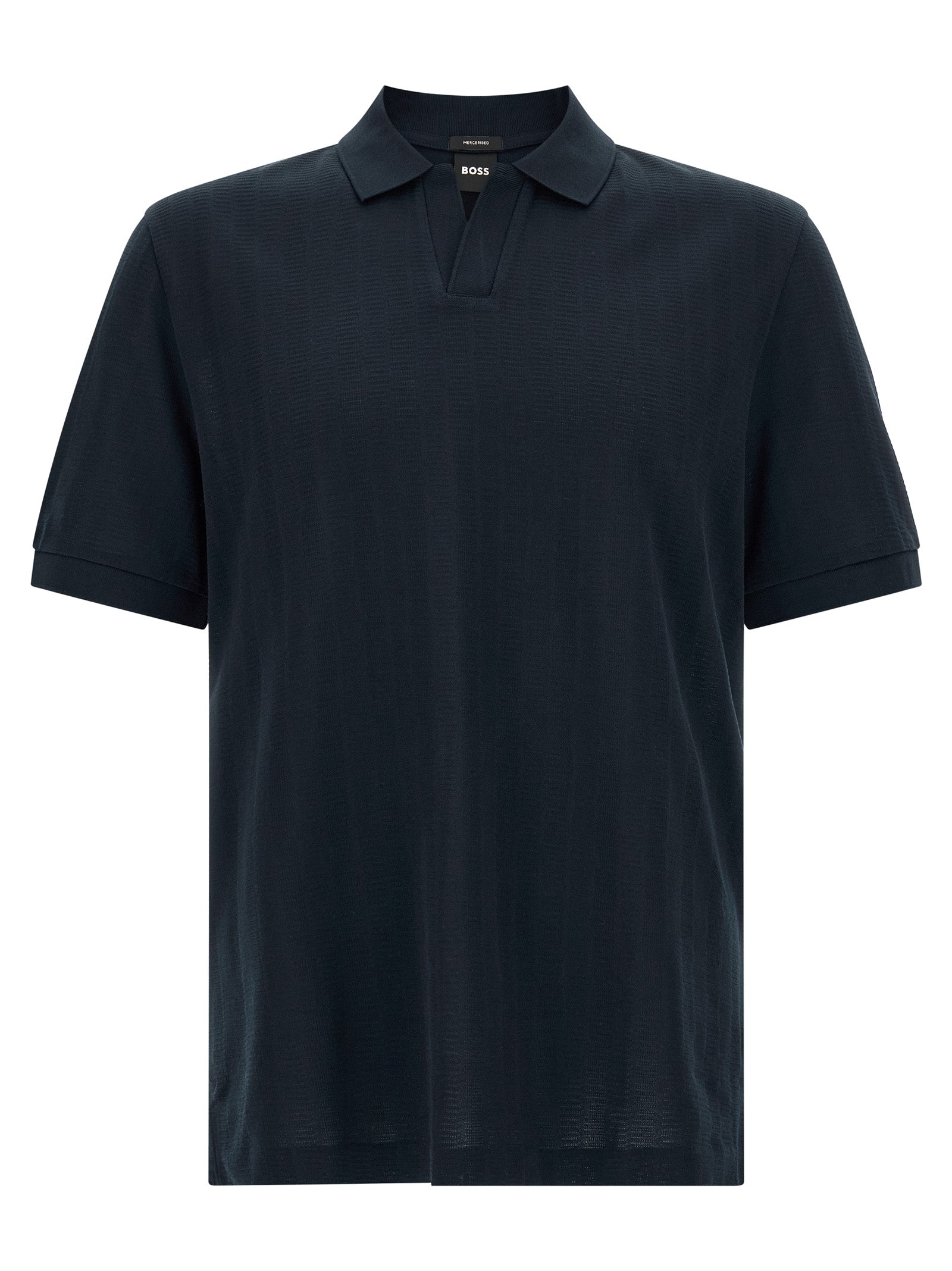 Hugo Boss Blue Cotton Polo Shirt