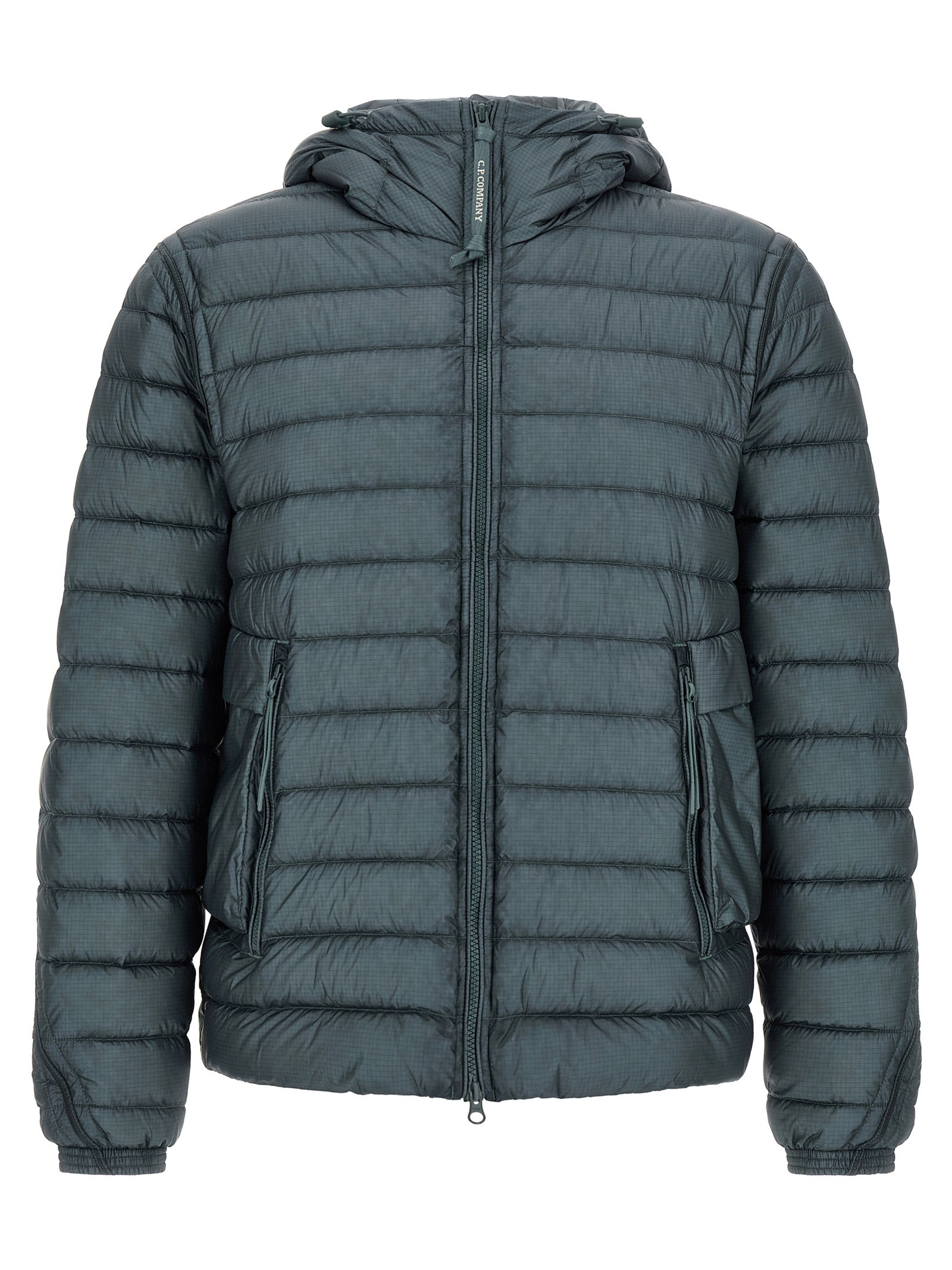 C.P. Company Blue Polyamide Full-Length Jacket