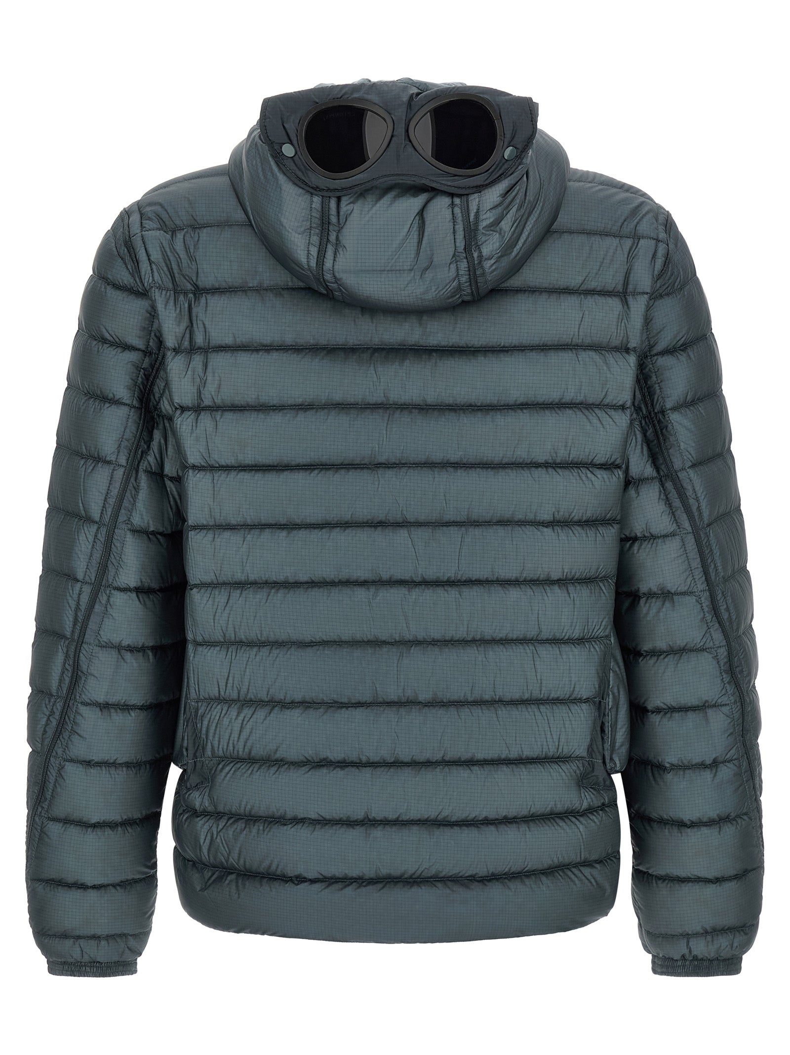 C.P. Company Blue Polyamide Full-Length Jacket