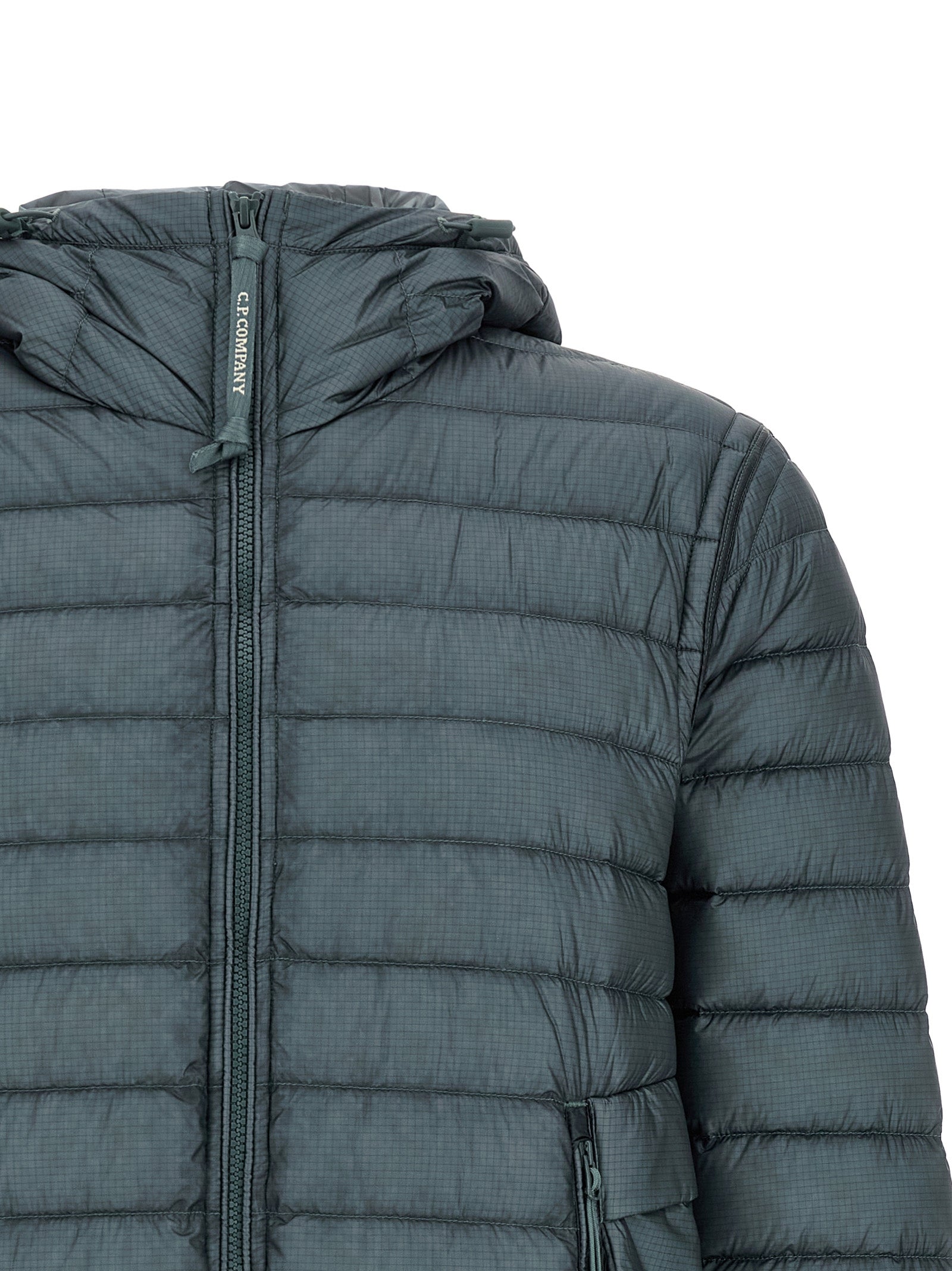 C.P. Company Blue Polyamide Full-Length Jacket