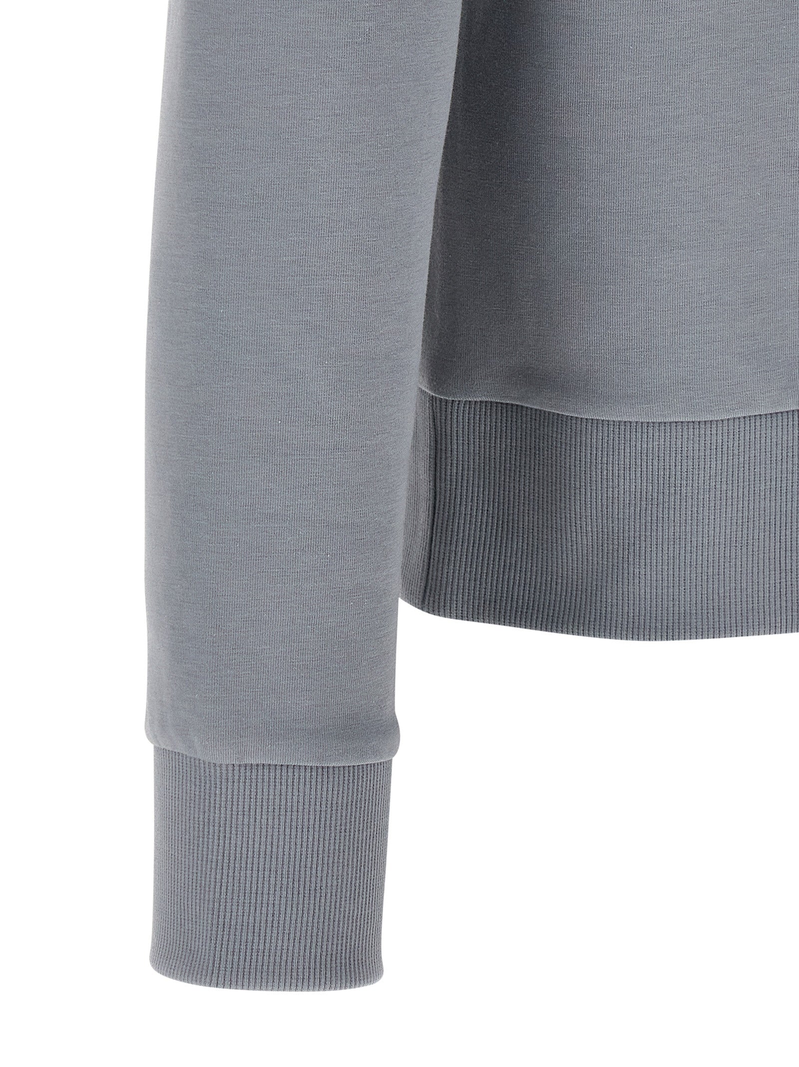 Hugo Boss Gray Cotton Sweatshirt