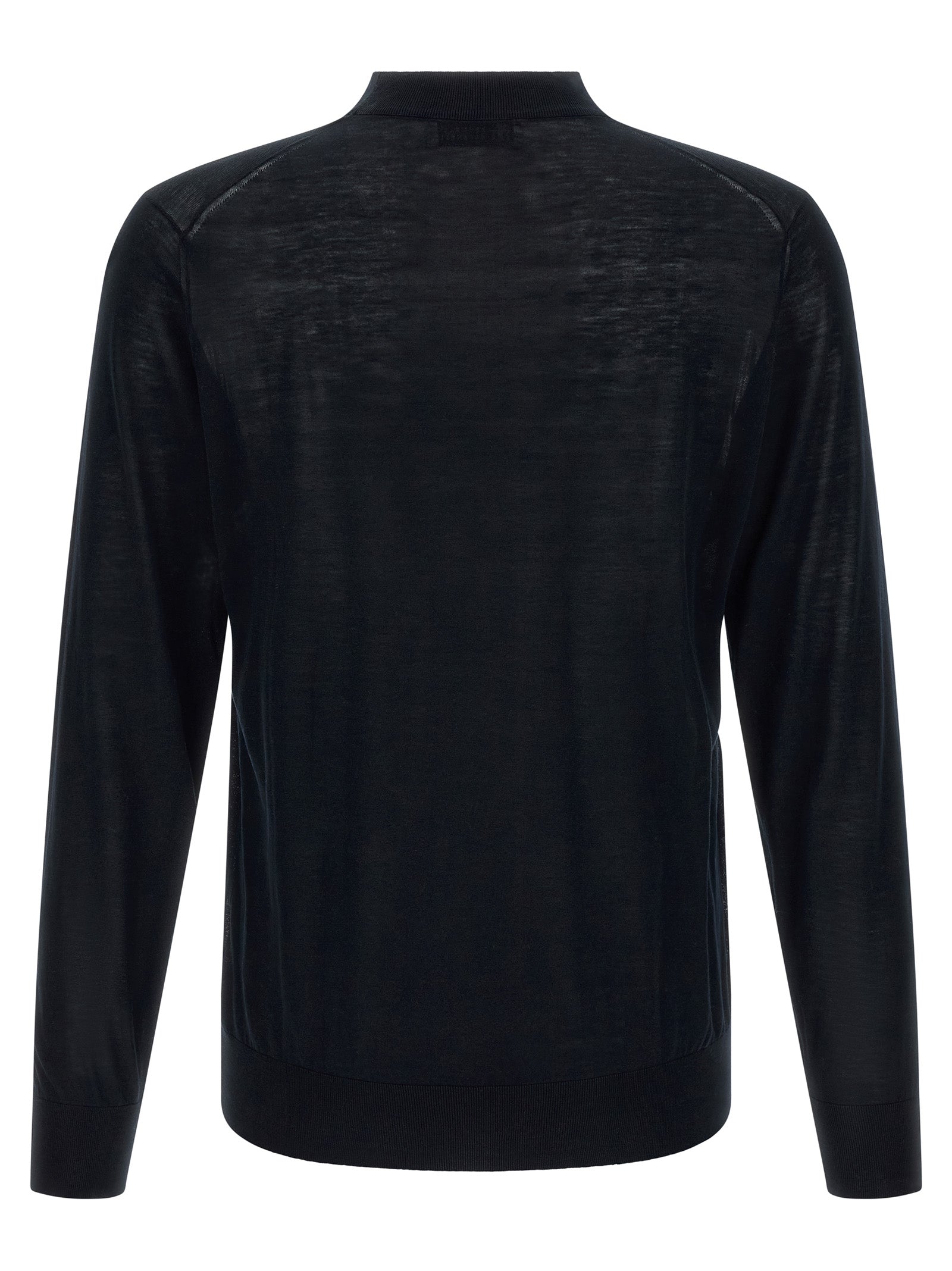 Brunello Cucinelli Blue Silk Cardigan