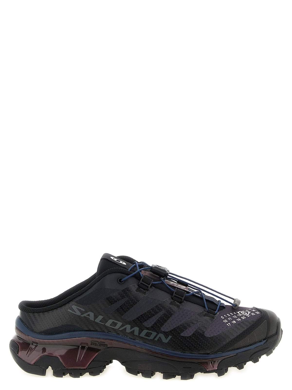 MM6 Maison Margiela Black Polyester Athletic Sneakers
