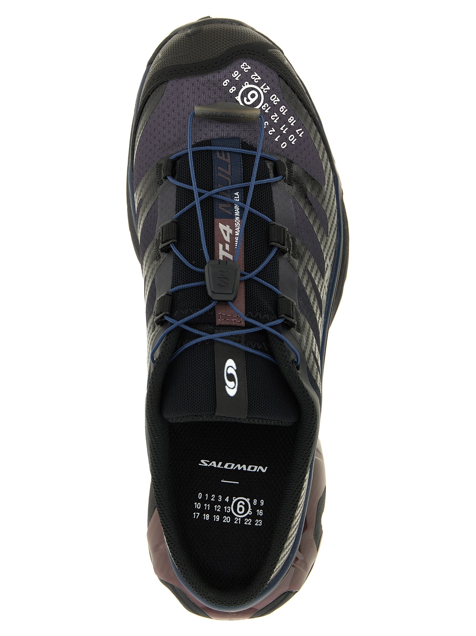 MM6 Maison Margiela Black Polyester Athletic Sneakers