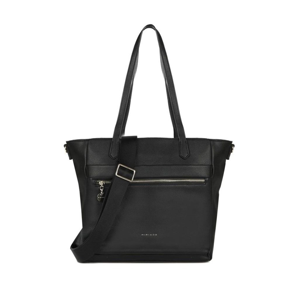 MIRIADE Black Polyethylene Shoulder Bag