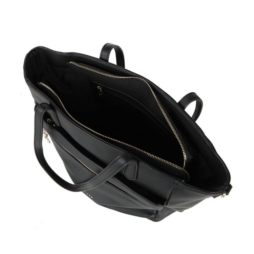 MIRIADE Black Polyethylene Shoulder Bag