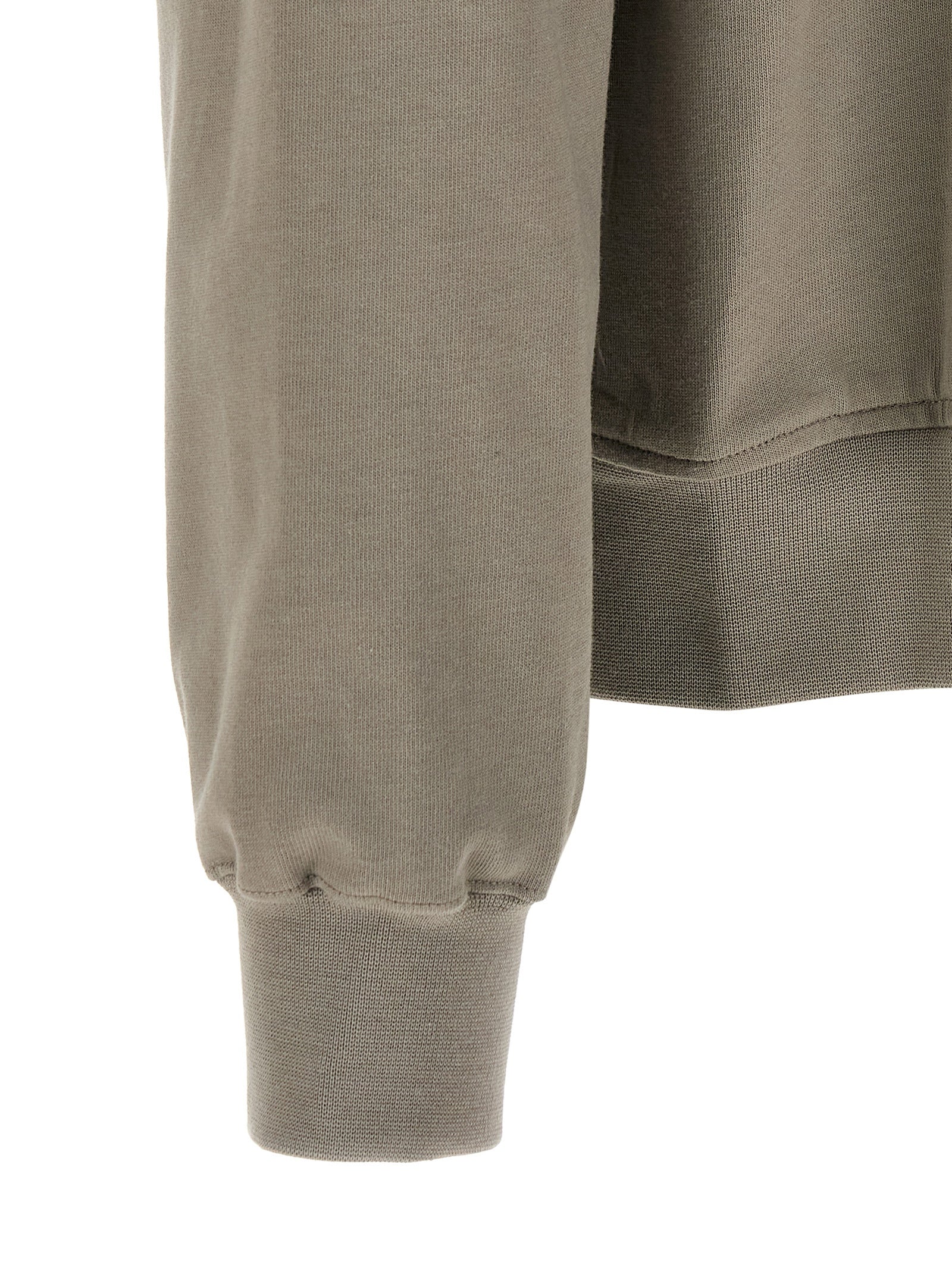 Rick Owens Gray Cotton Sweatshirt
