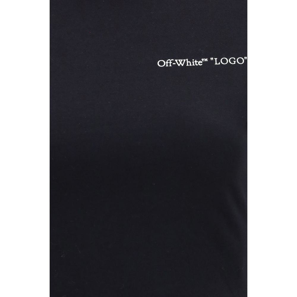 Off-White Black Cotton T-Shirt