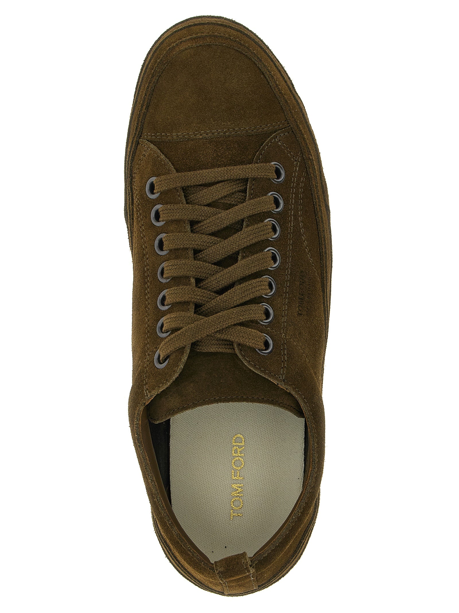 Tom Ford Bicolor Leather Low Top Sneakers