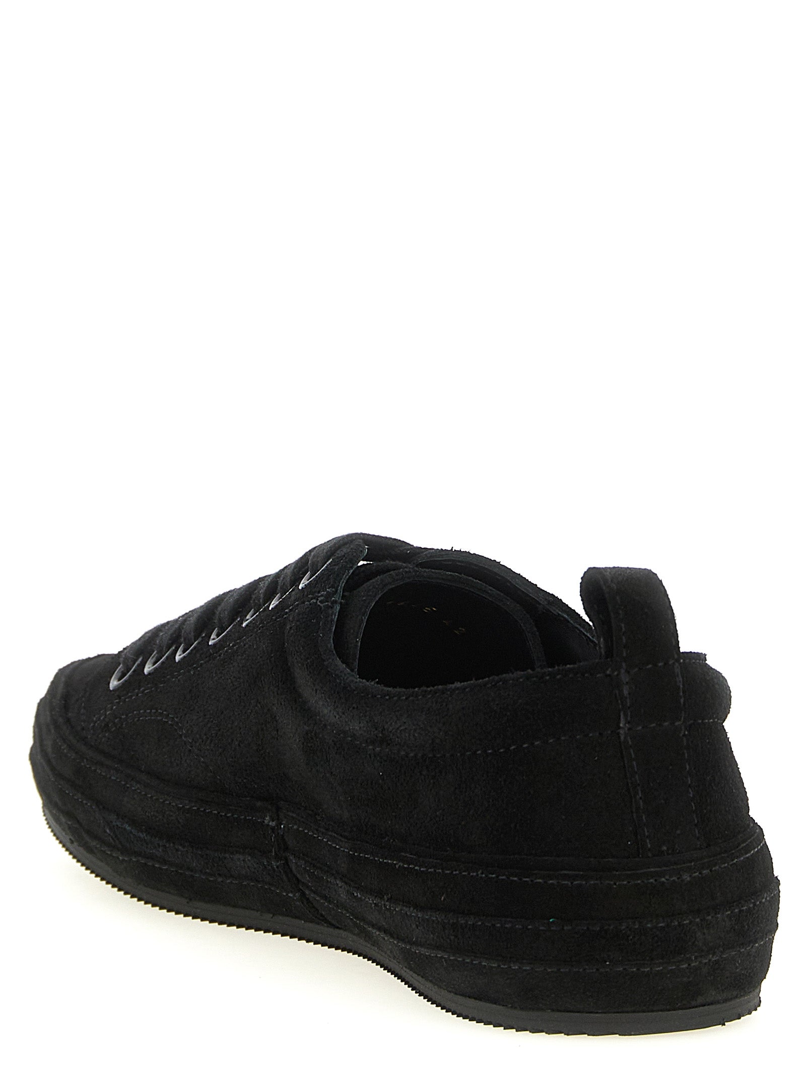 Tom Ford Black Leather Low Top Sneakers