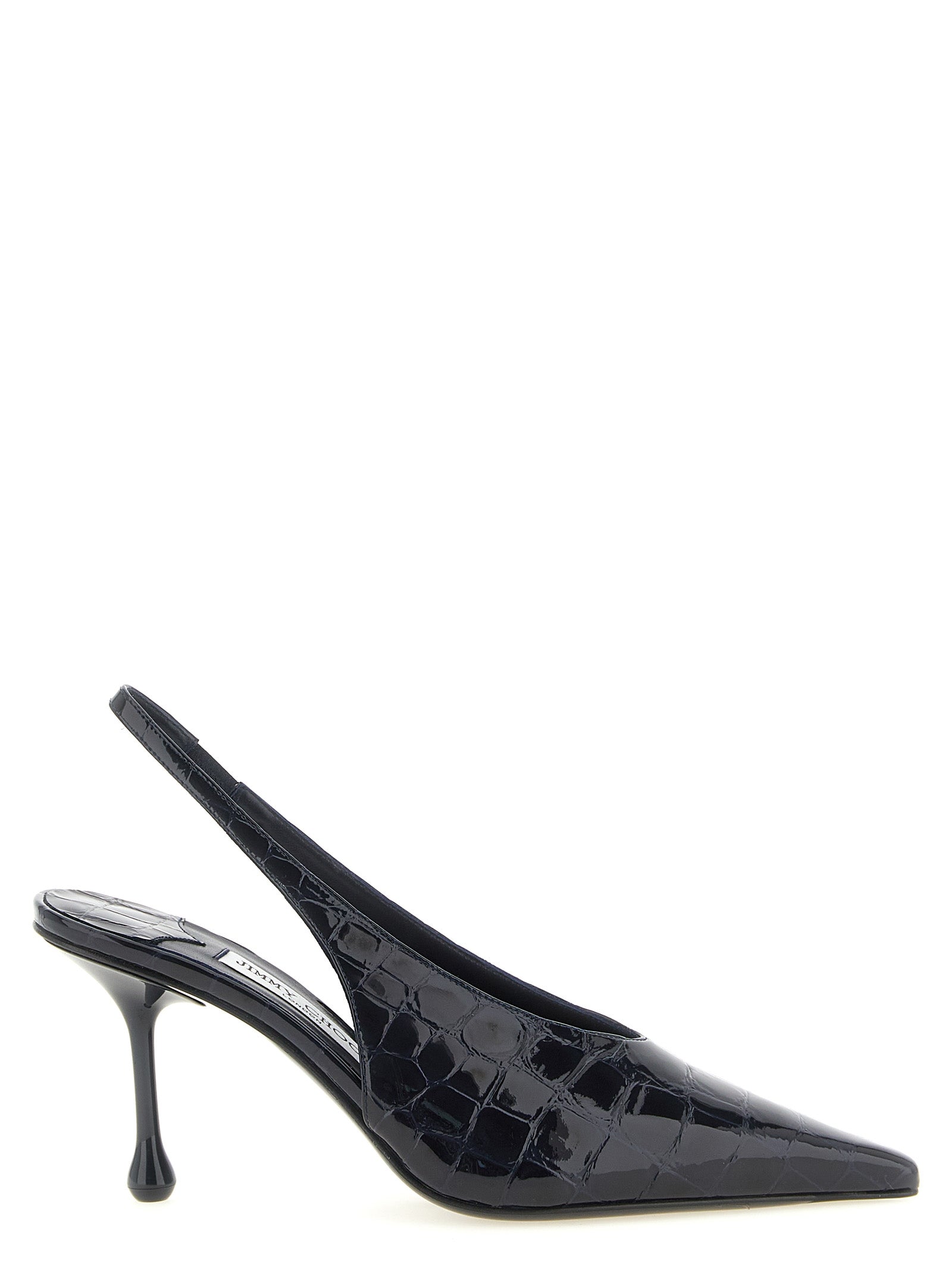 Jimmy Choo Blue Leather High Heel Pumps