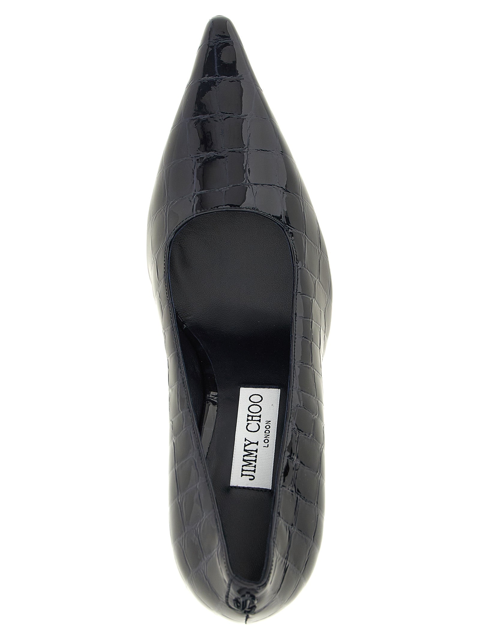 Jimmy Choo Blue Leather High Heel Pumps