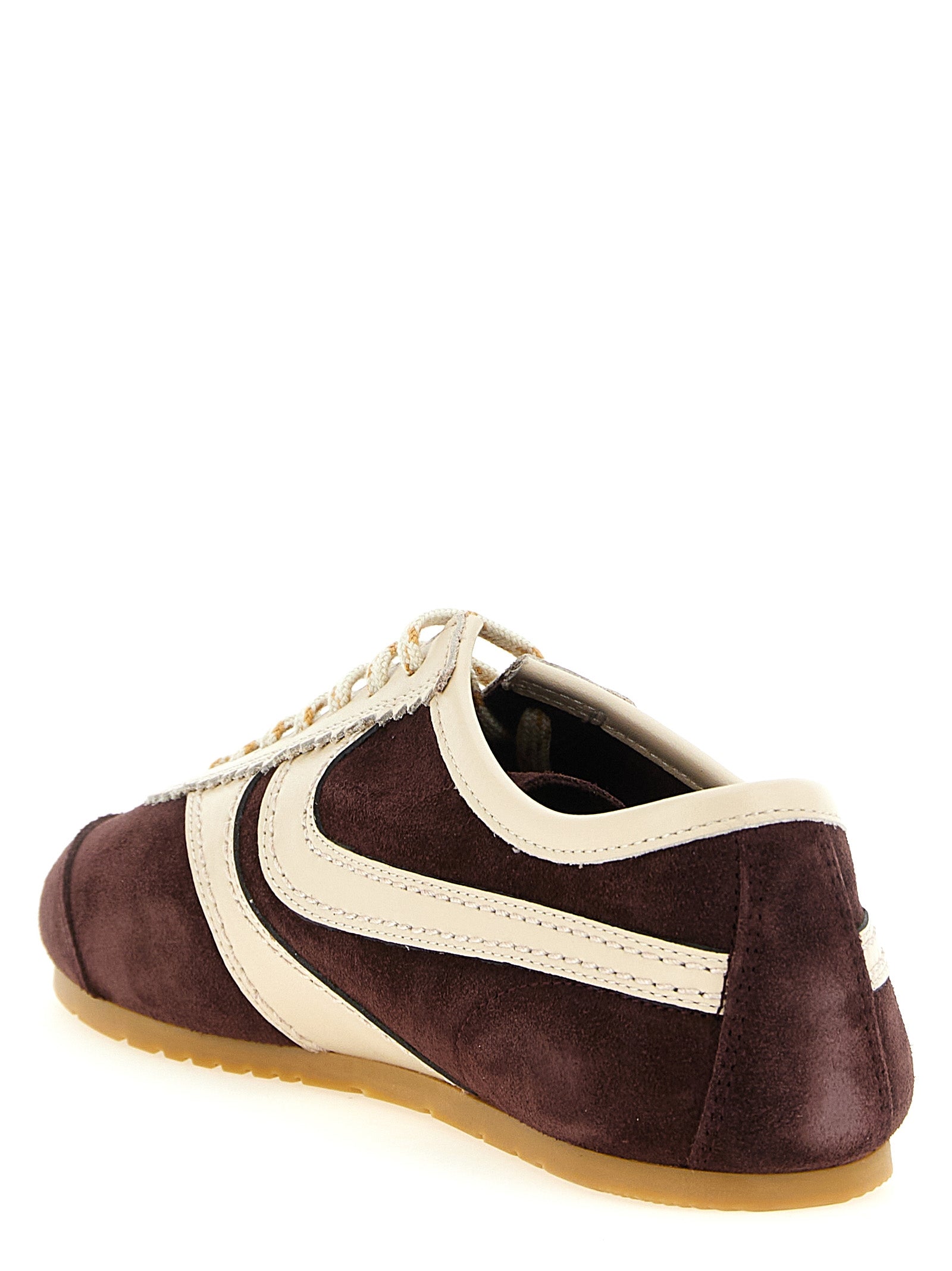 Dries Van Noten Multicolor Calfskin Low Top Sneakers