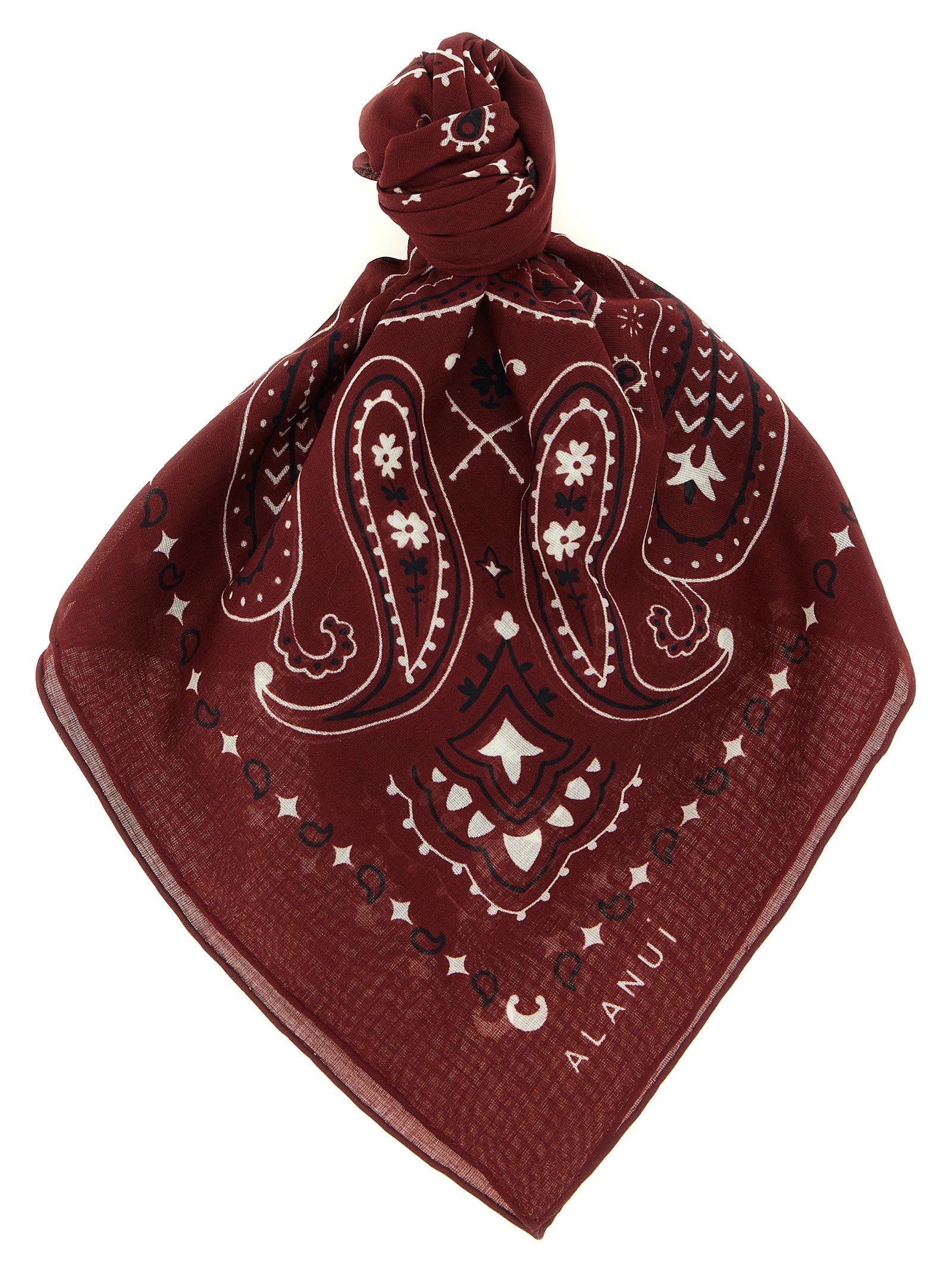 Alanui Bordeaux Cotton Accessories