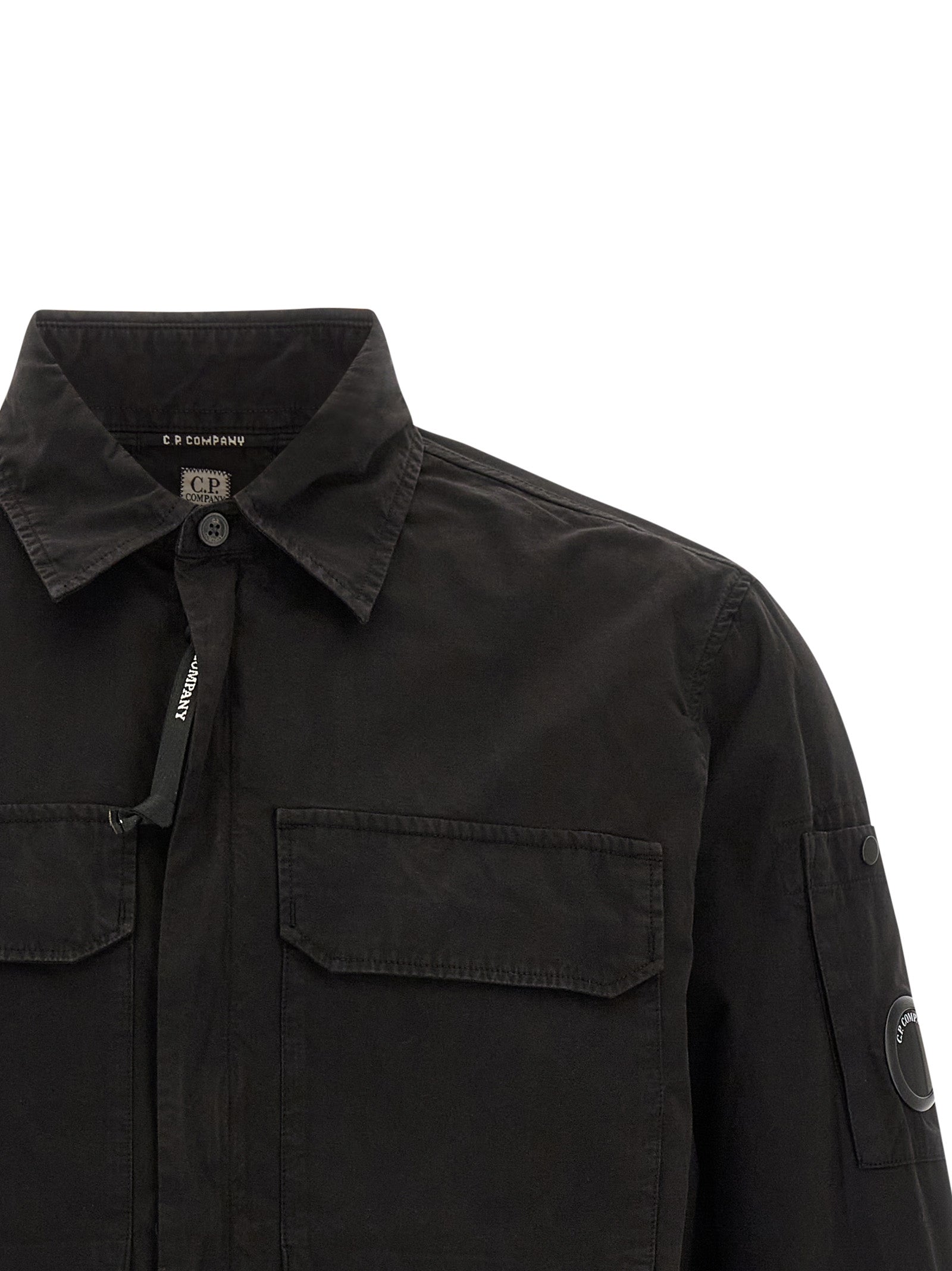 C.P. Company Black Cotton Blouse