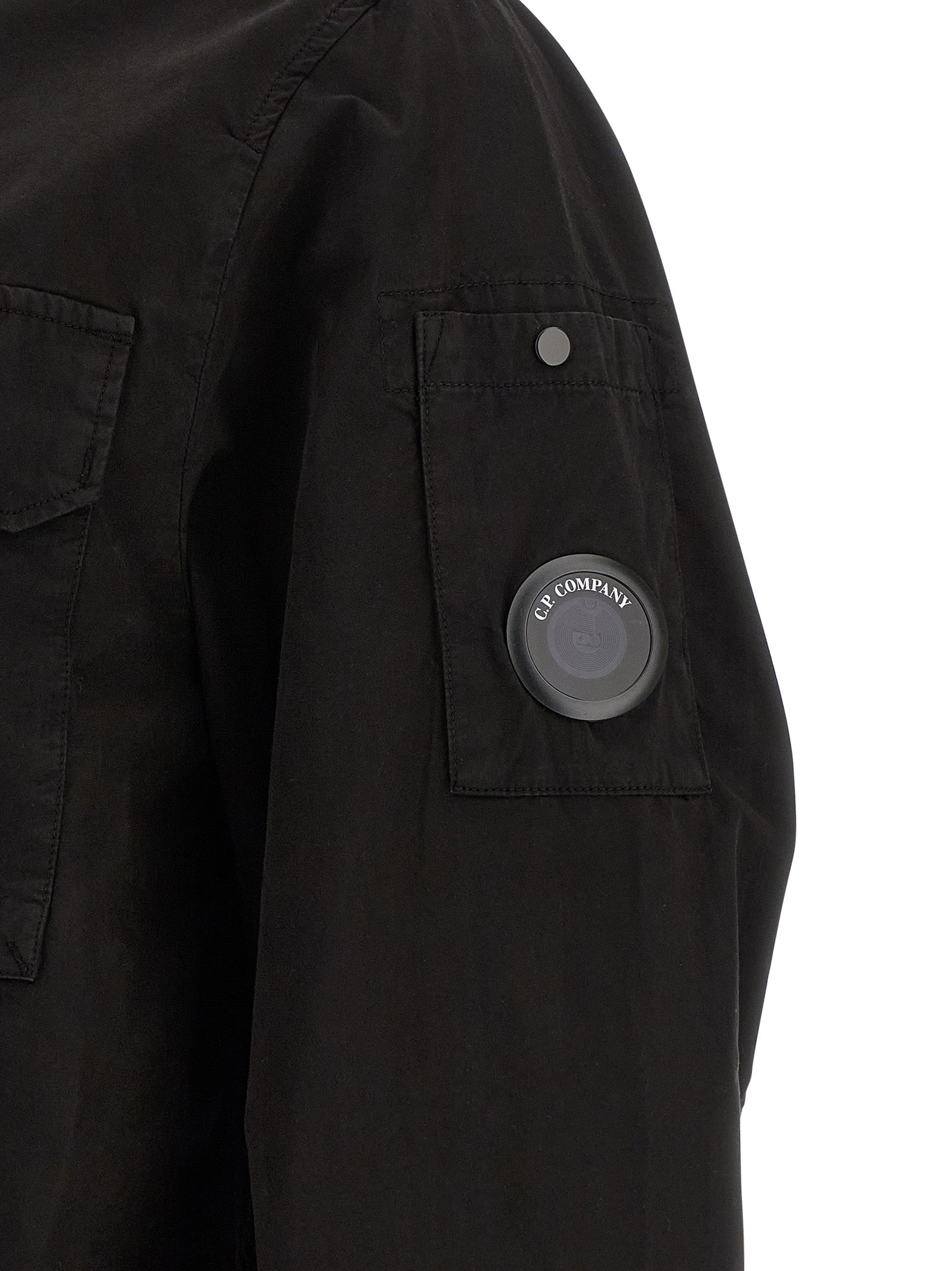 C.P. Company Black Cotton Blouse