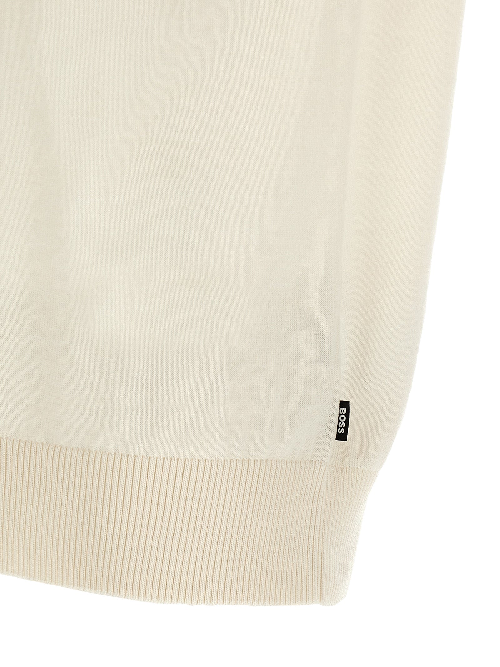 Hugo Boss White Virgin Wool T-Shirt