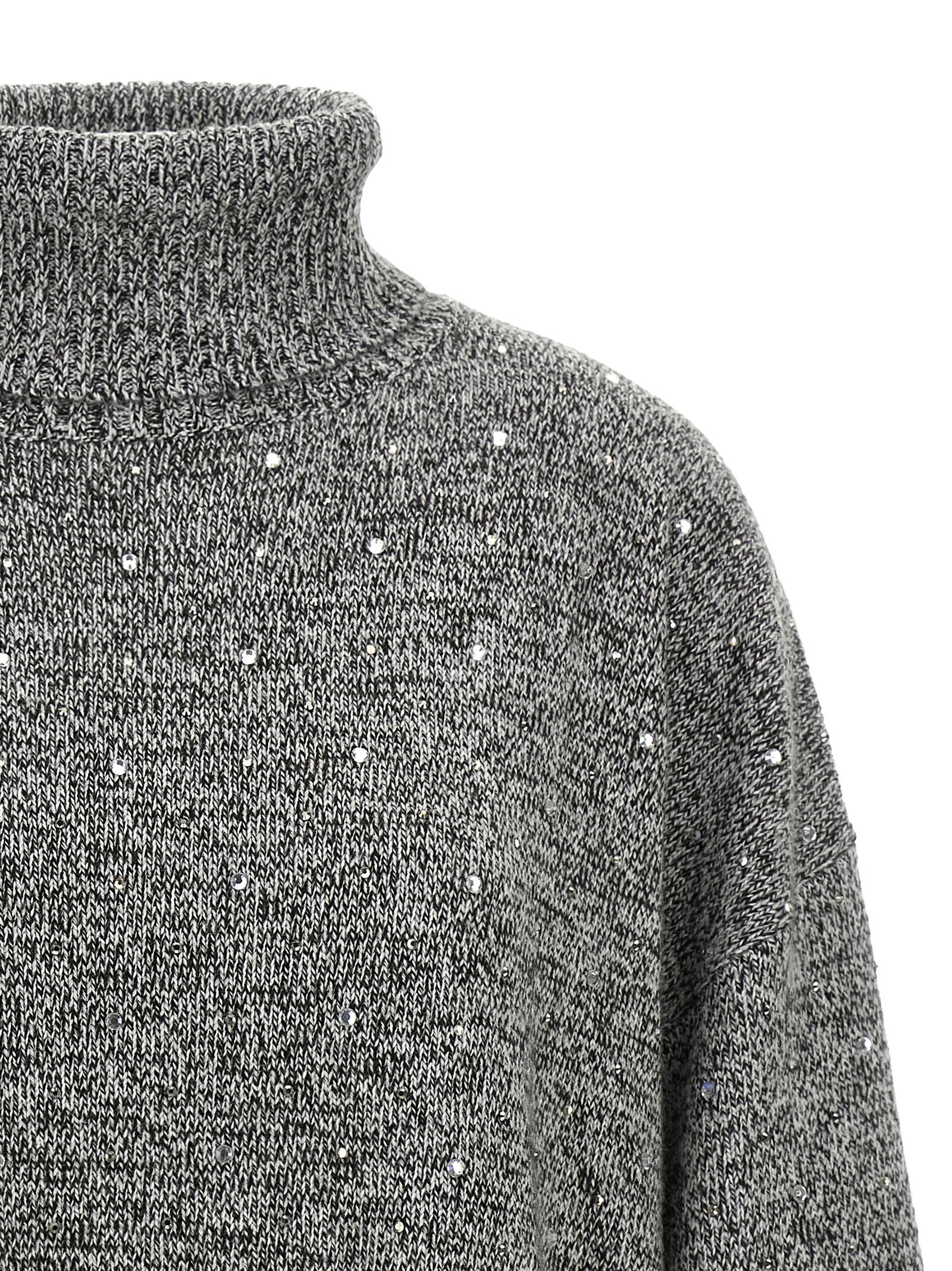 PINKO Gray Polyester Cardigan