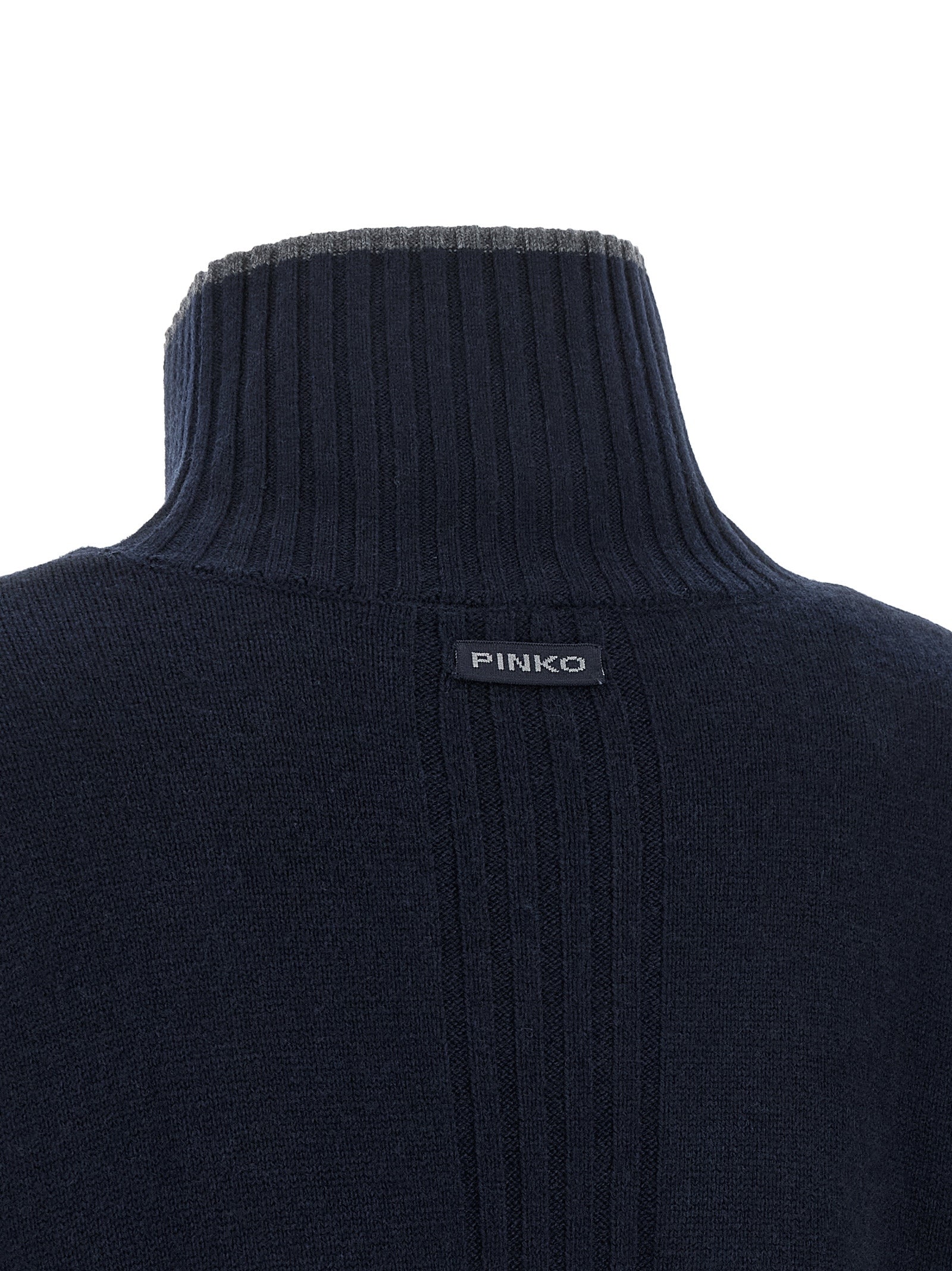 PINKO Blue Wool Cardigan