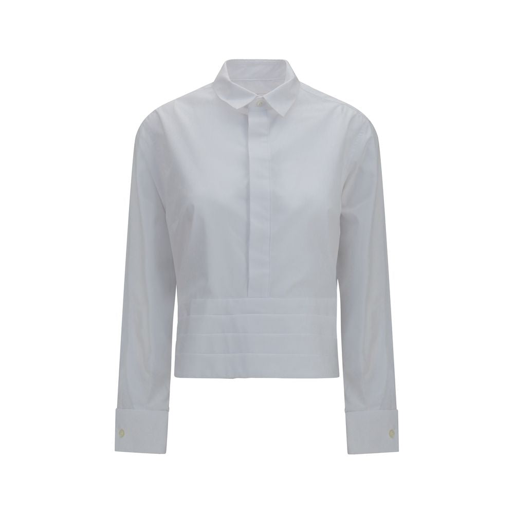 Sacai White Cotton Dress Shirt