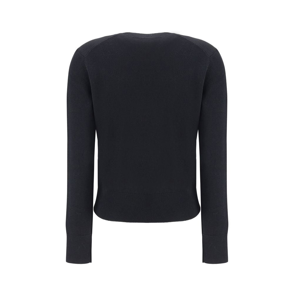 Ami Paris Black Wool Oves Aries Sweatshirt