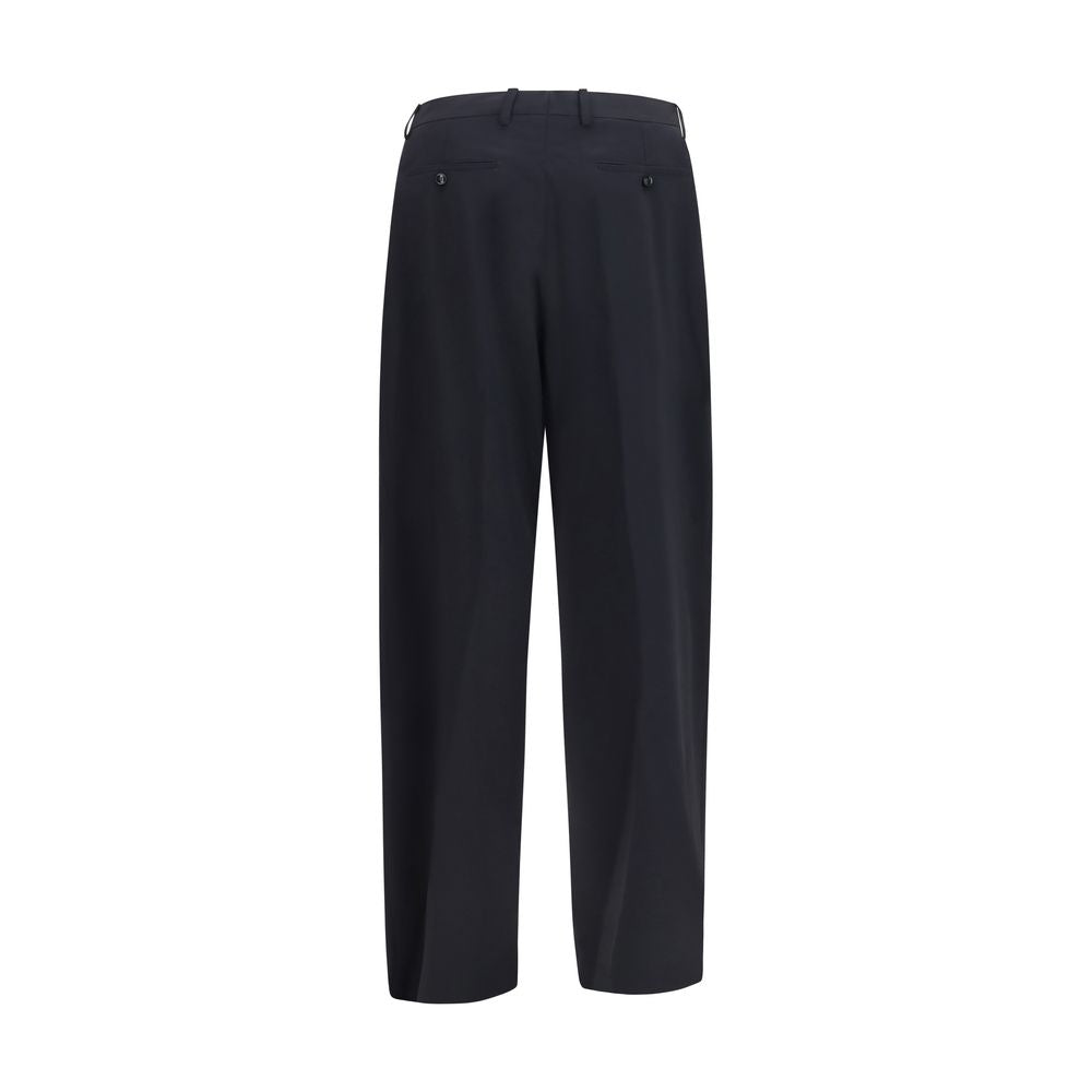 Giorgio Armani Blue Wool Oves Aries Dress Pants