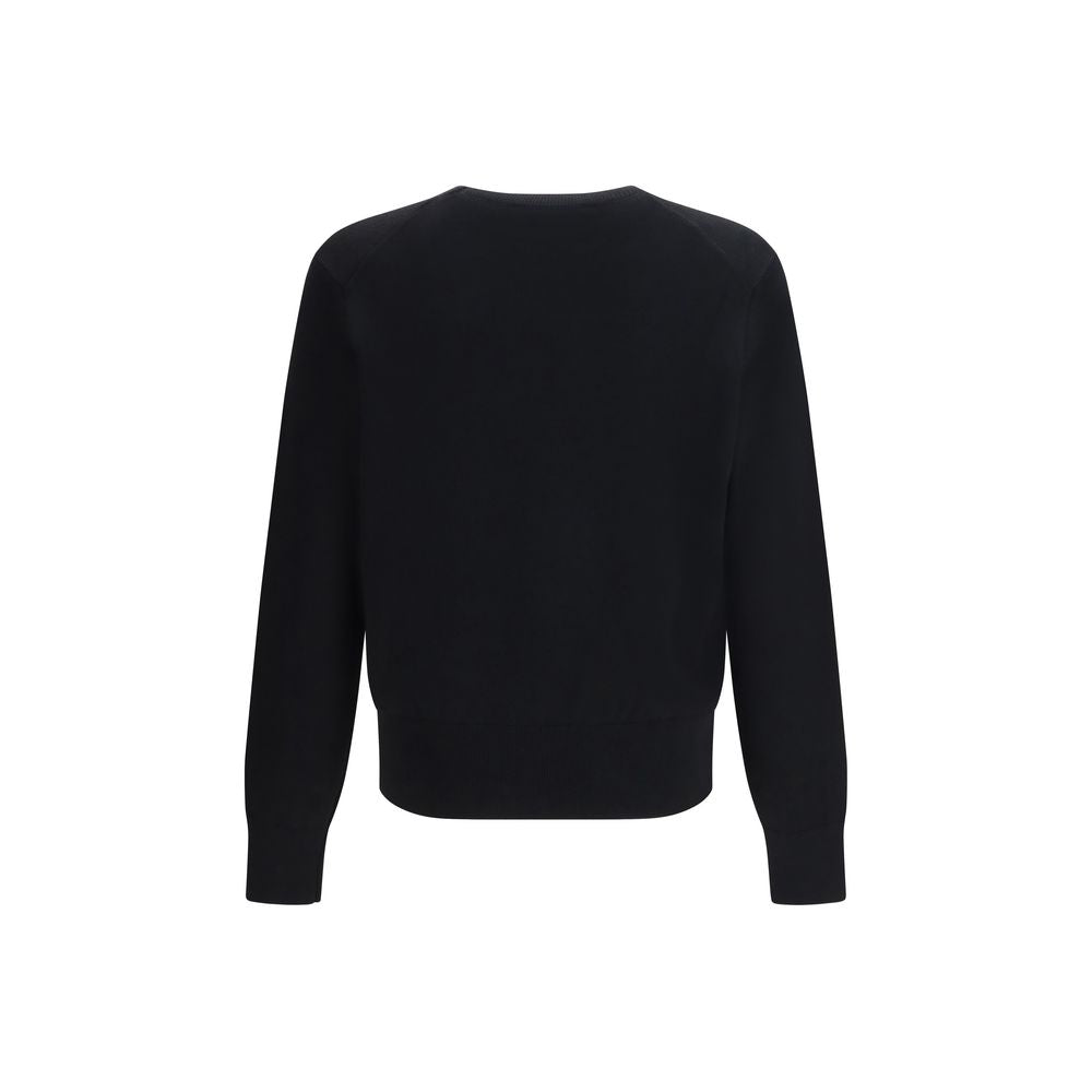 Ami Paris Black Wool Oves Aries Sweatshirt