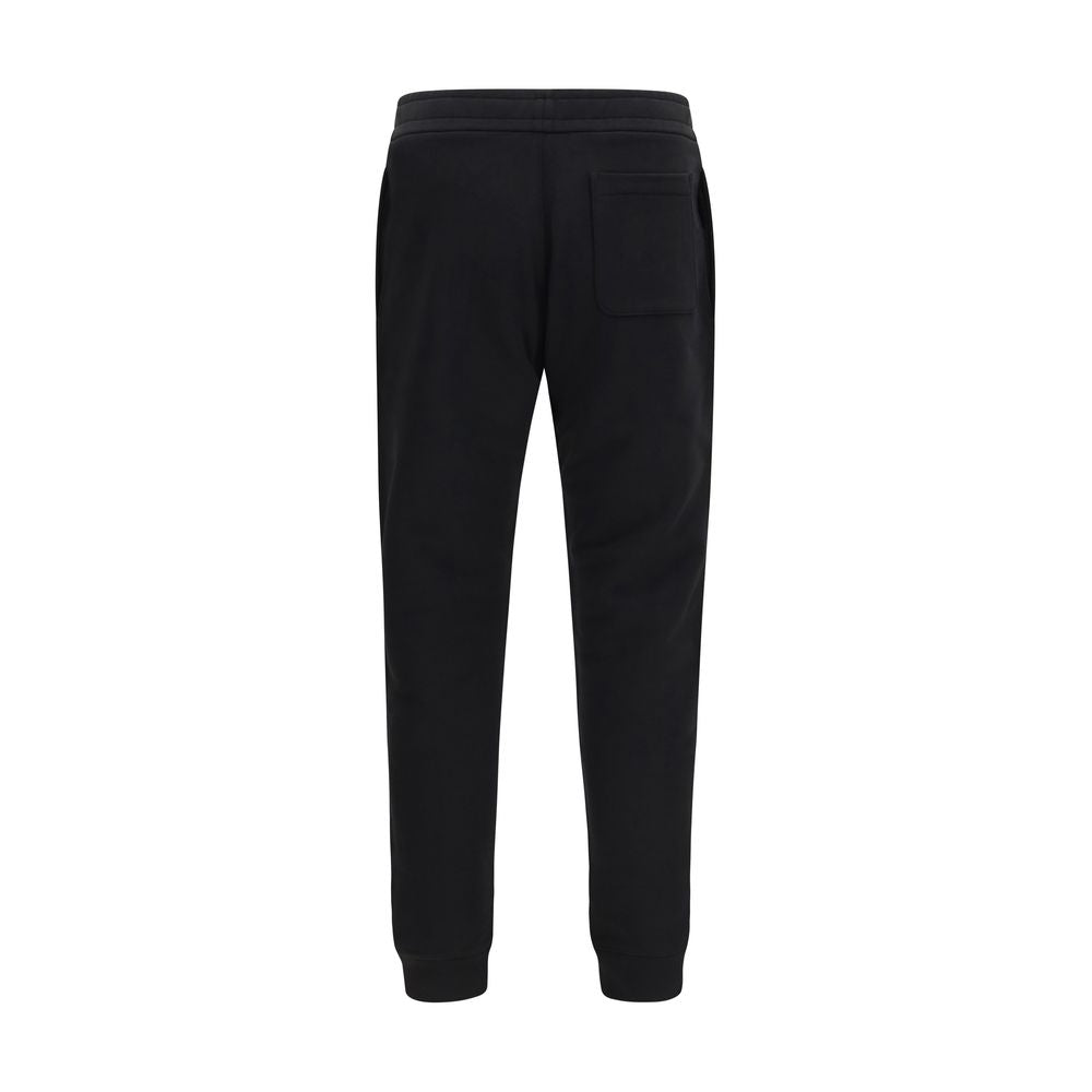 Moncler Black Cotton Athletic Pants