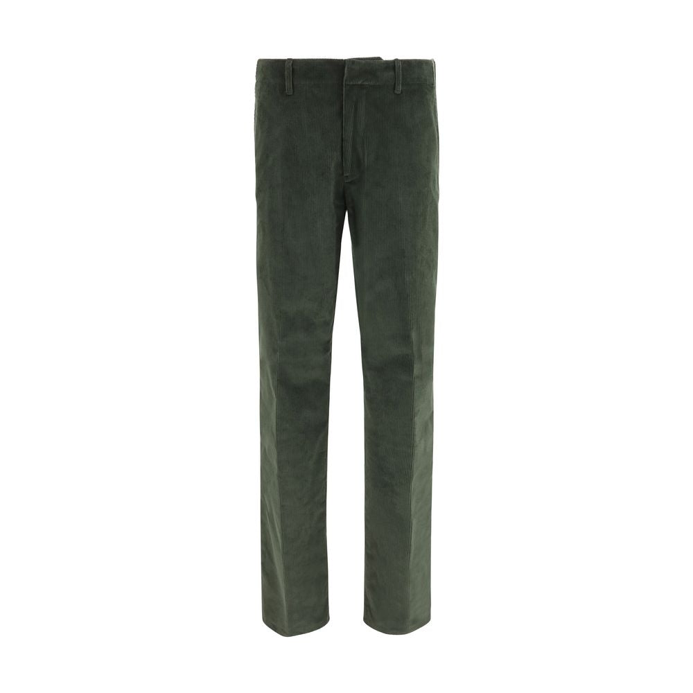 Etro Bicolor Cotton Casual Pants