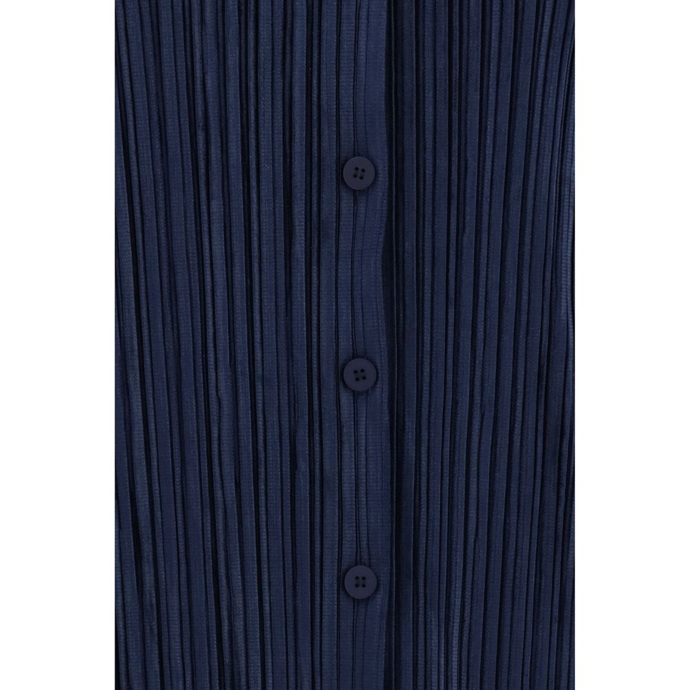 Gongdid Design Blue Polyester Shirt