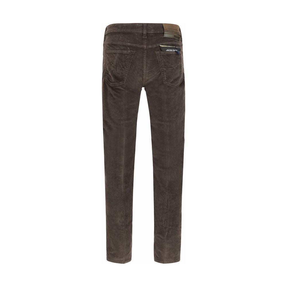 Jacob Cohen Brown Cotton Casual Pants