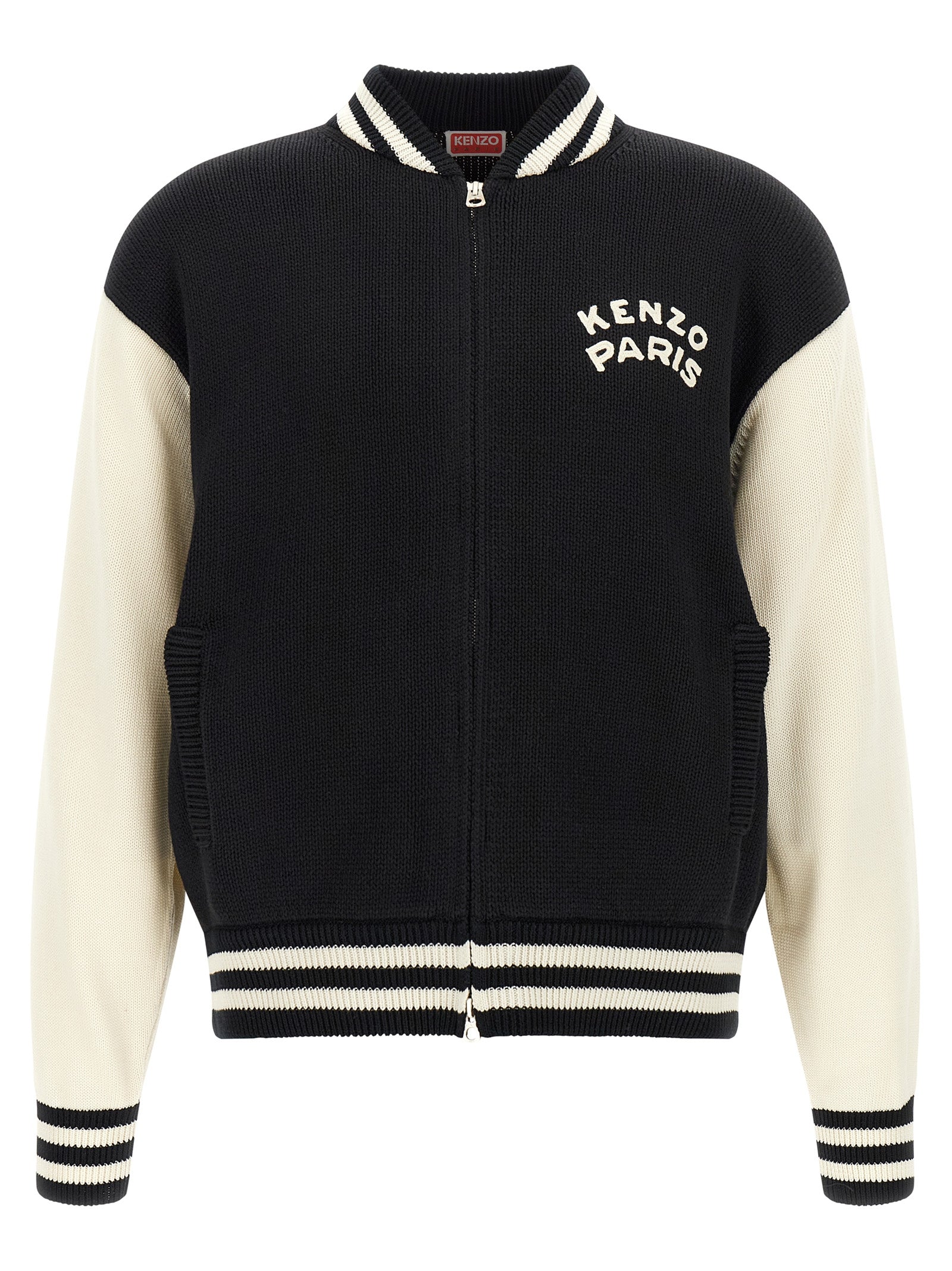 Kenzo Bicolor Cotton Cardigan