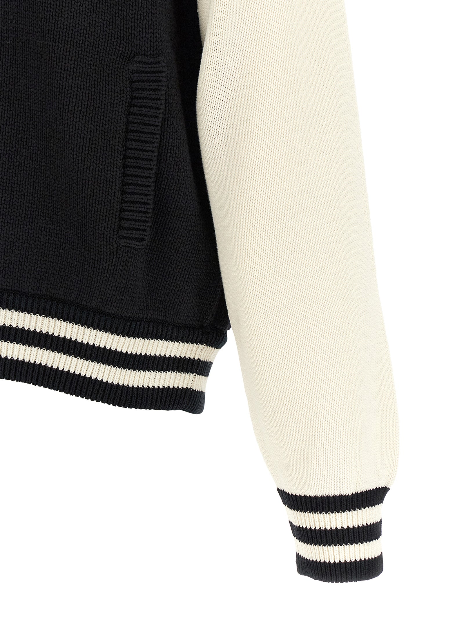 Kenzo Bicolor Cotton Cardigan