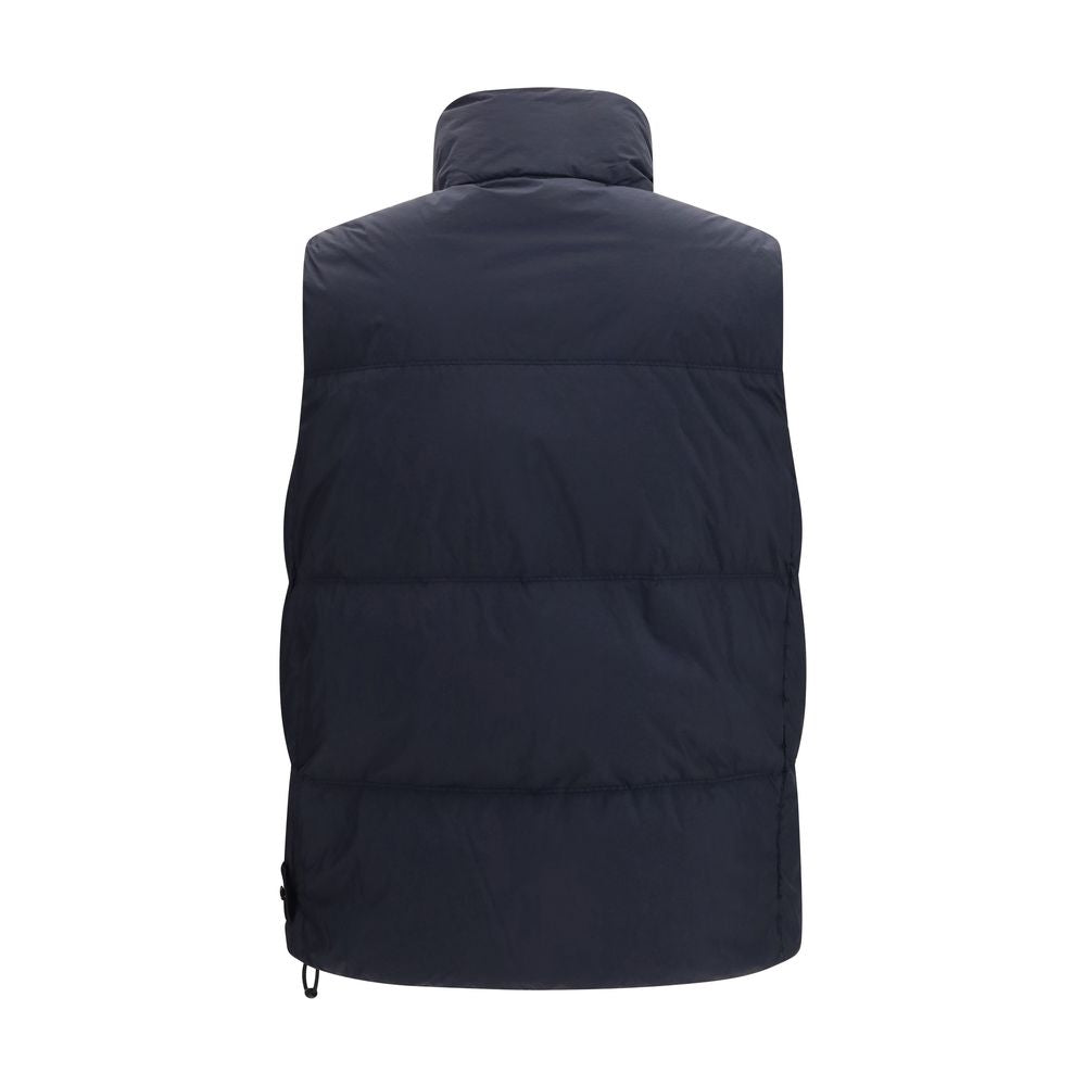 Stone Island Blue Goose Down Sleeveless Jacket