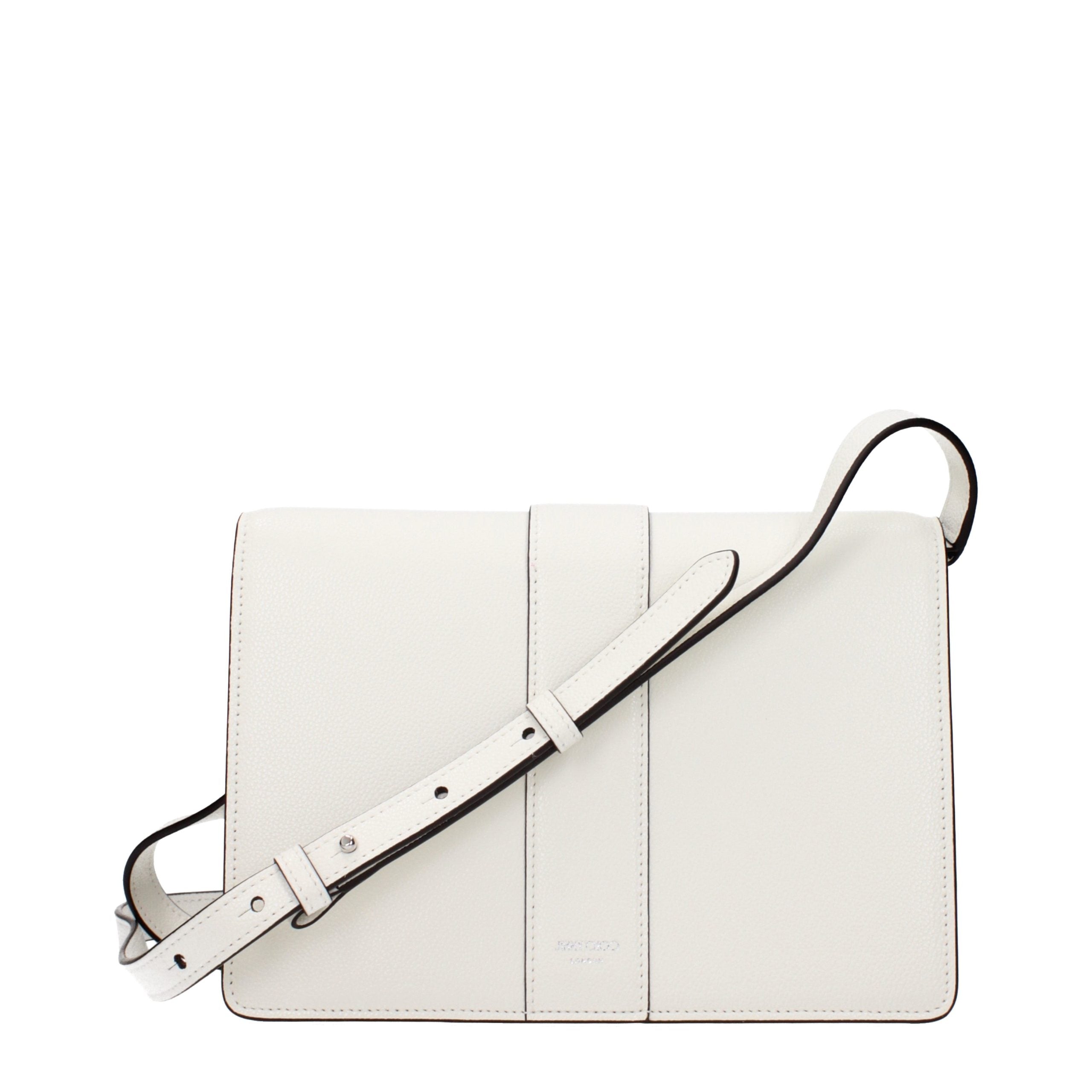 Jimmy Choo White Leather Crossbody Bag