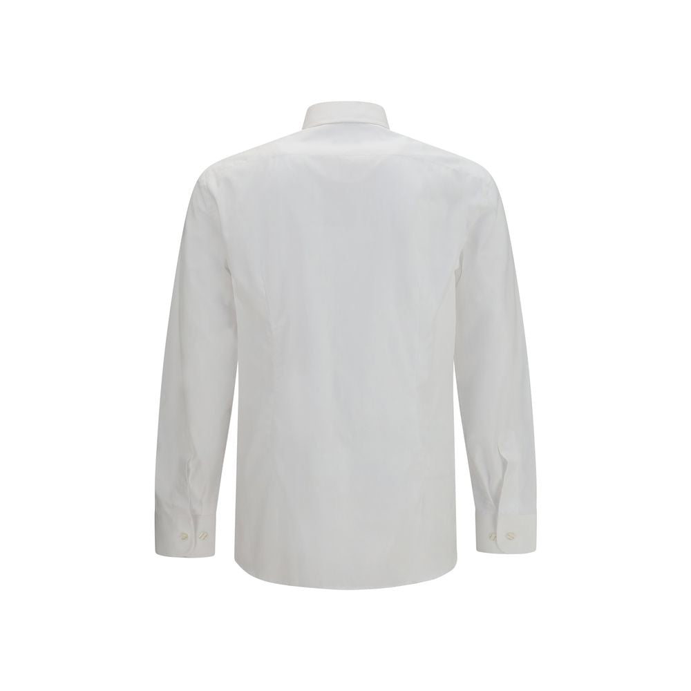 Etro White Cotton Dress Shirt