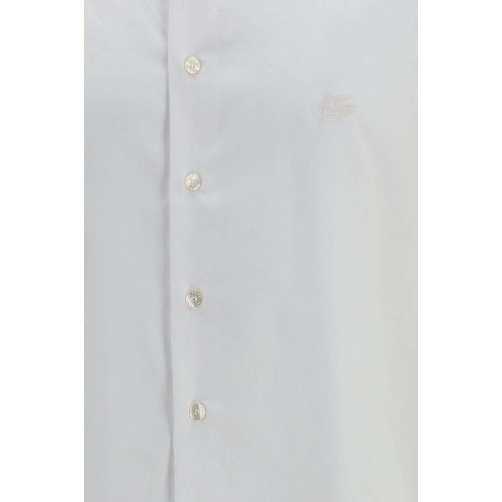 Etro White Cotton Dress Shirt