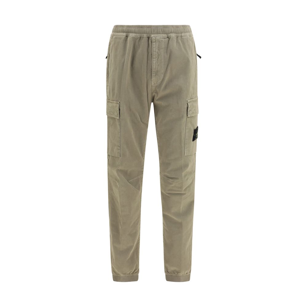 Stone Island Bicolor Cotton Cargo Pants