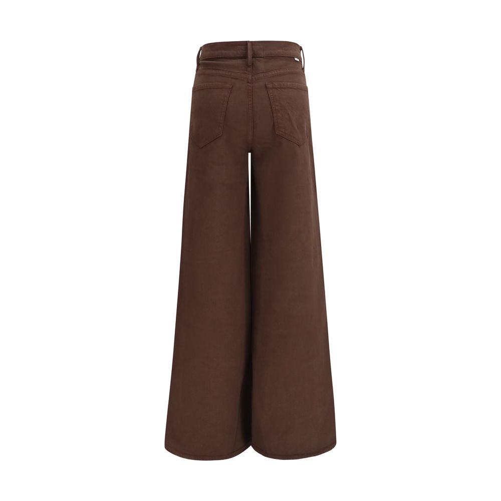 Mother Denim Brown Cotton Jeans Denim