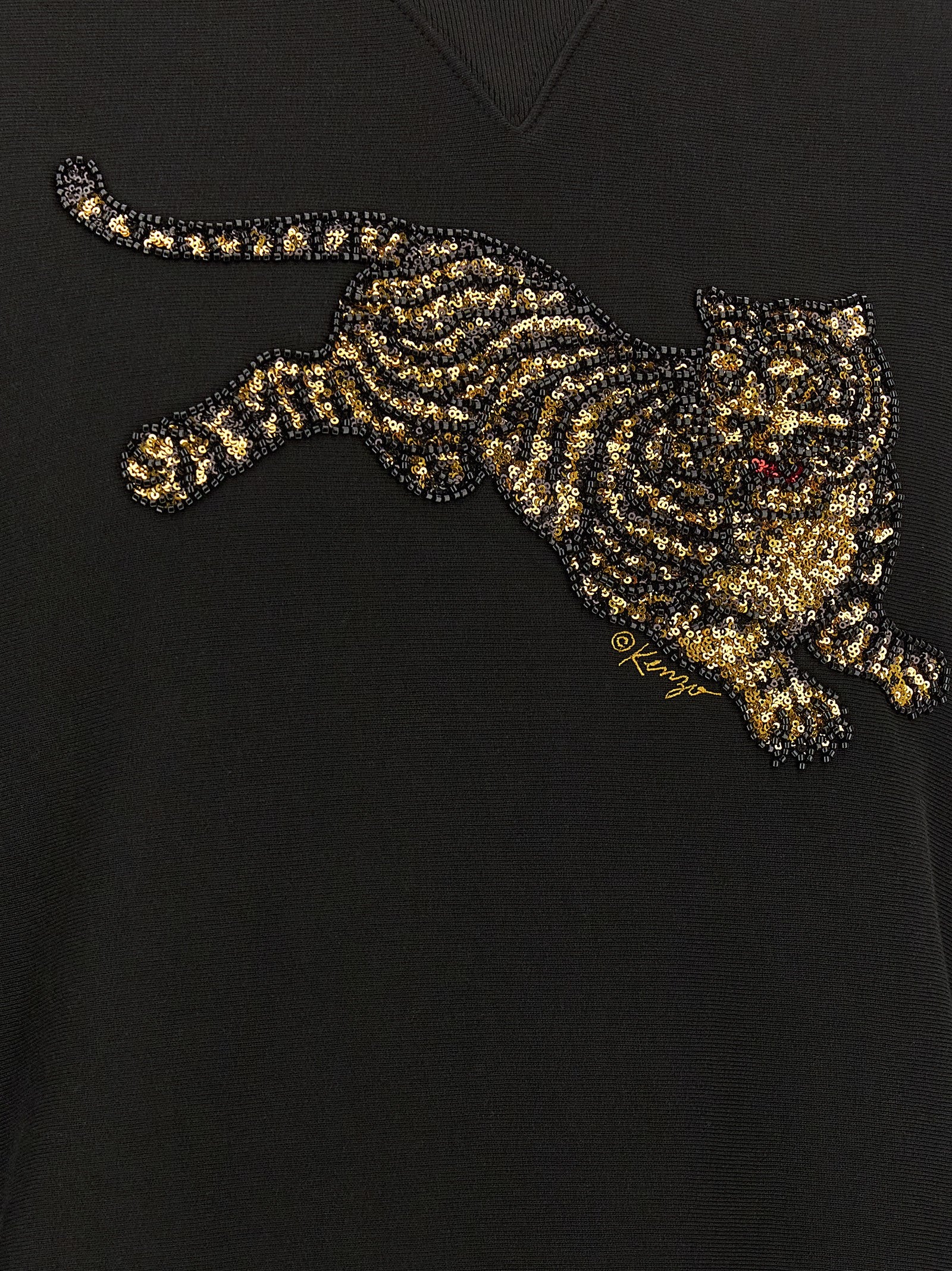 Kenzo Black Cotton Sweatshirt