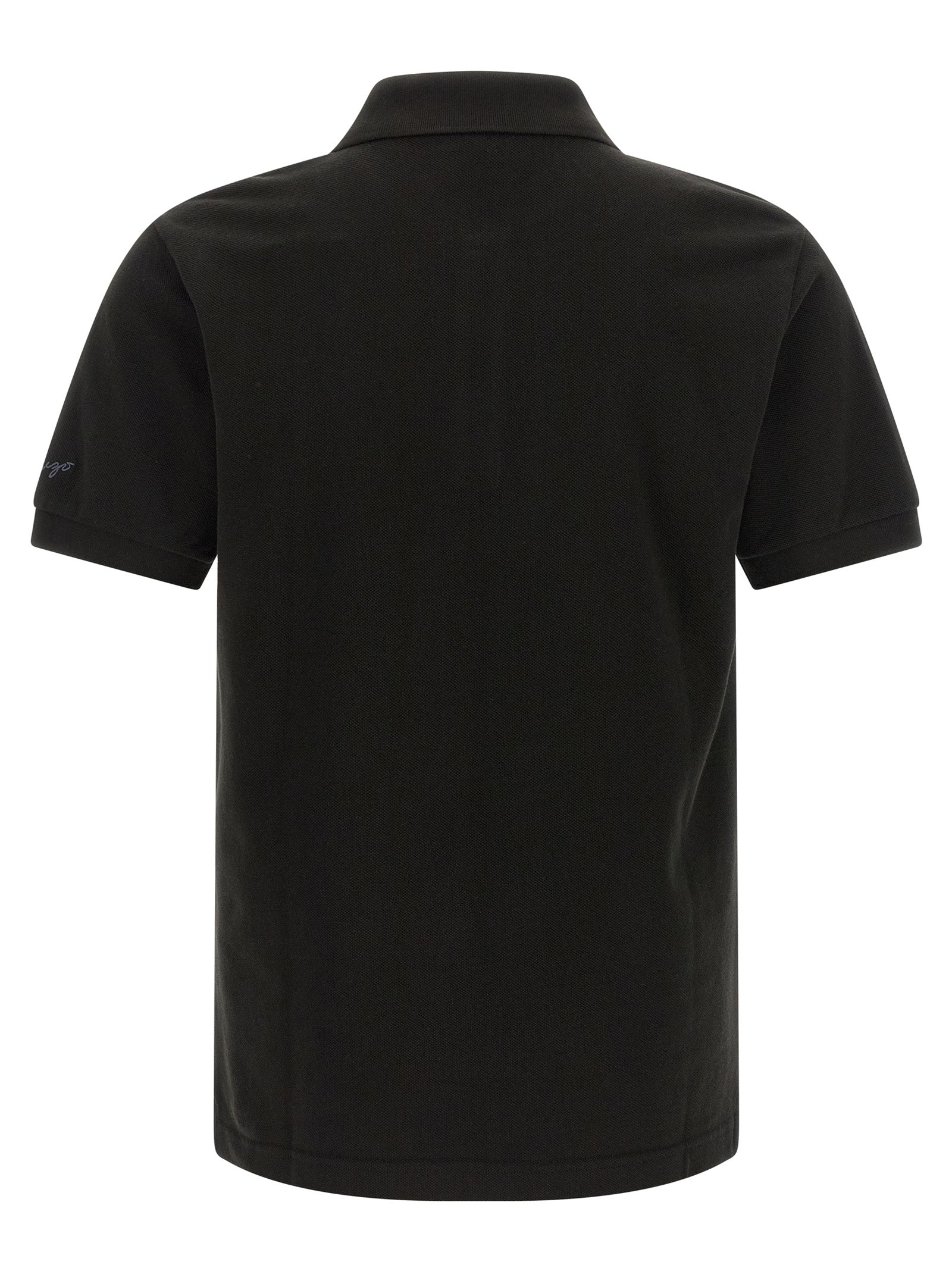 Kenzo Black Cotton Polo Shirt