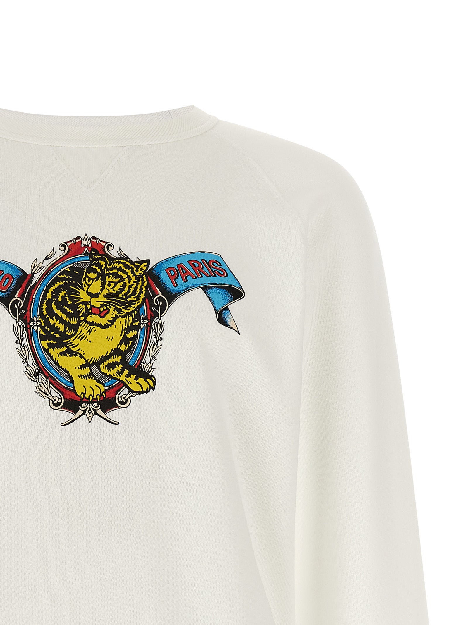 Kenzo White Viscose Sweatshirt