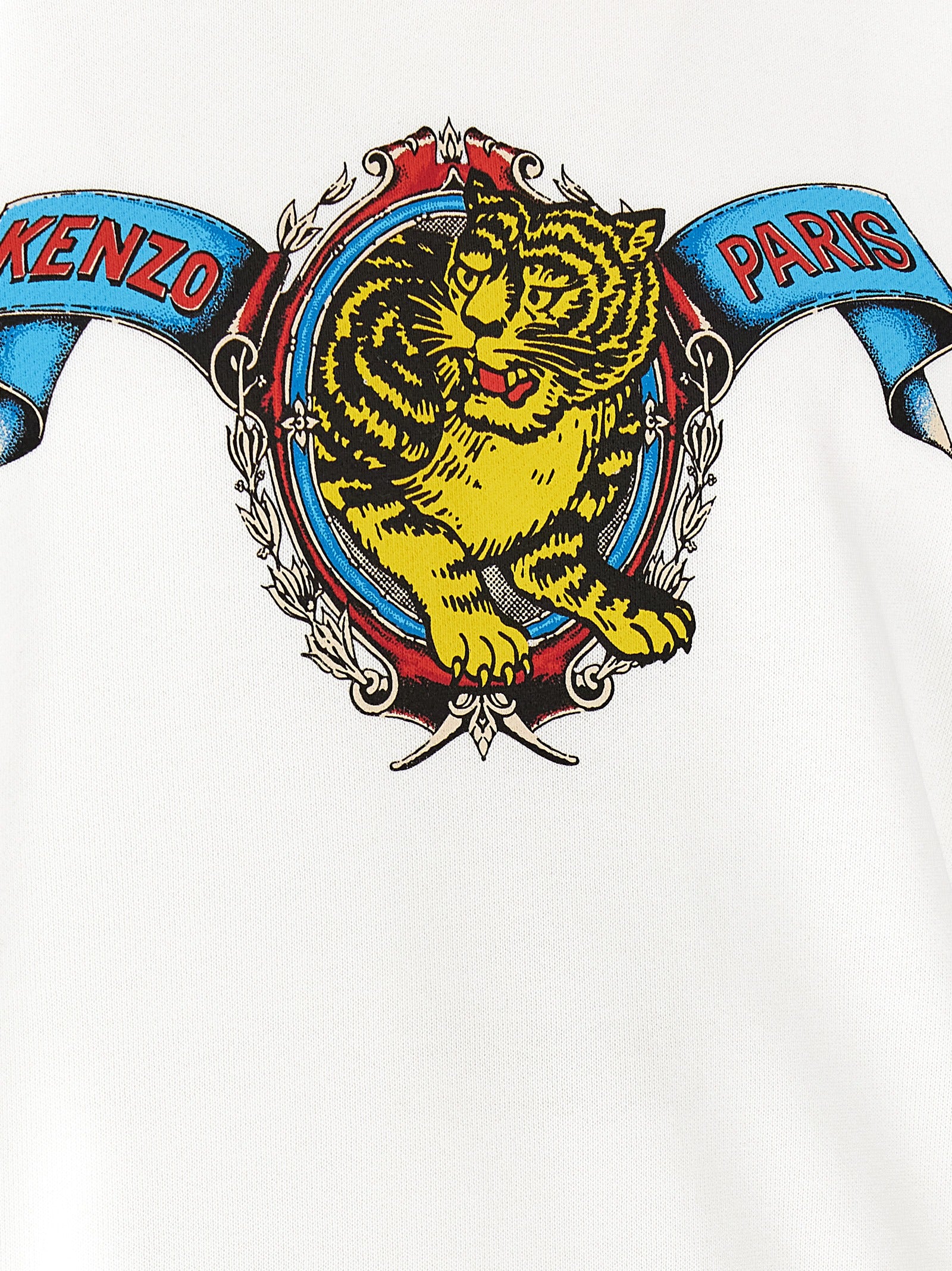 Kenzo White Viscose Sweatshirt