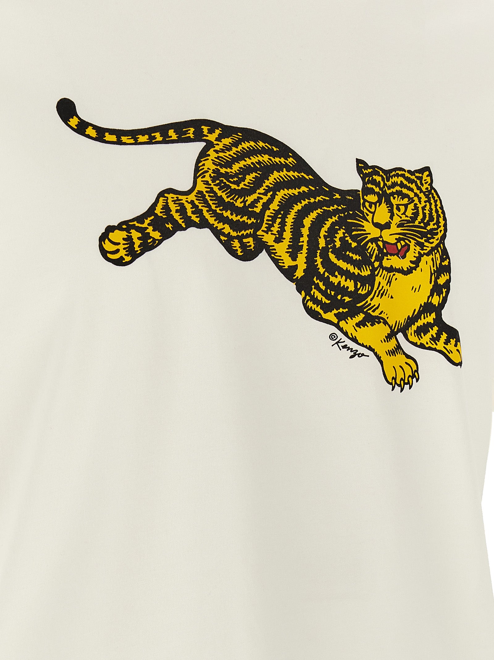 Kenzo White Cotton T-Shirt