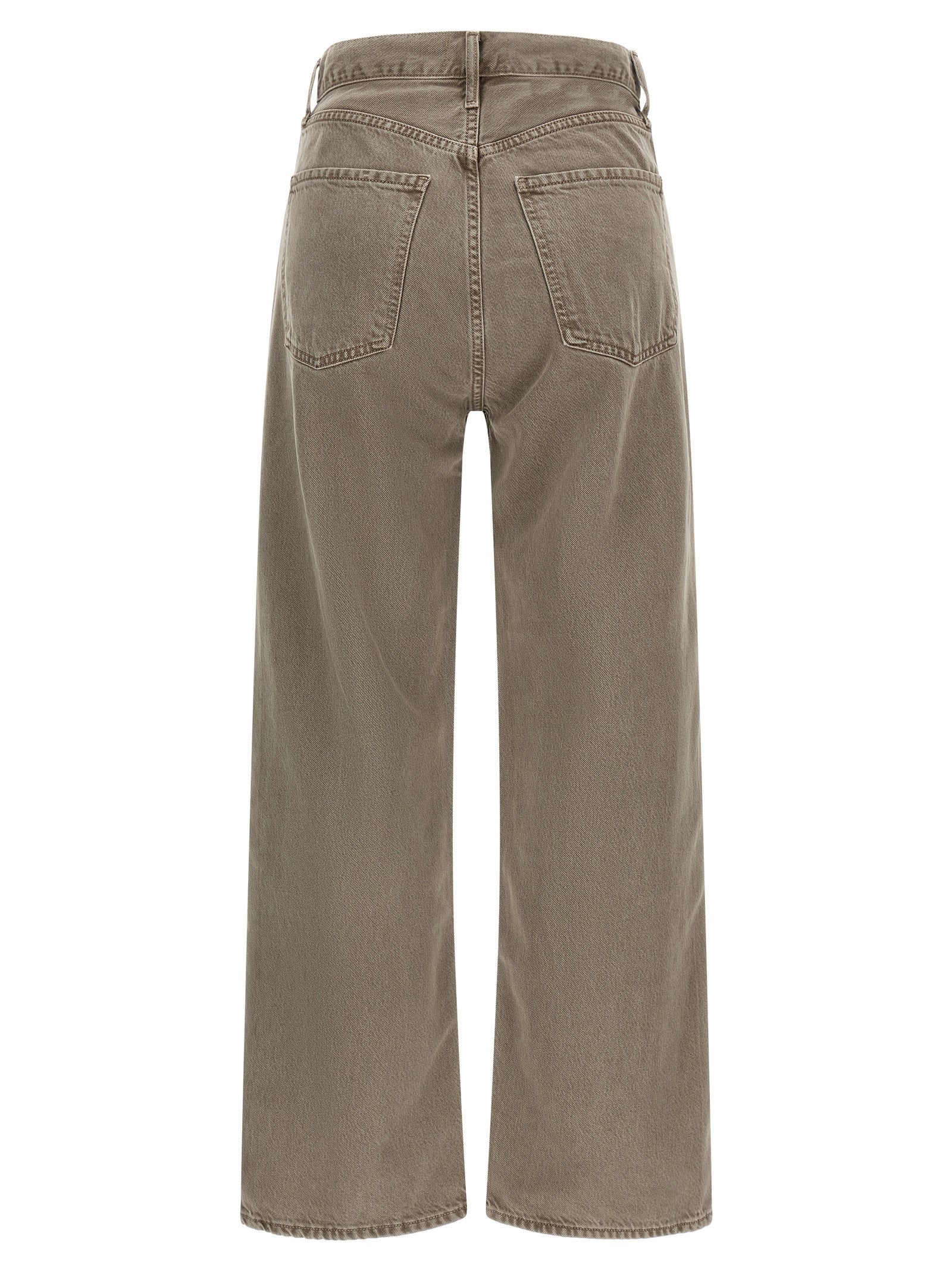 Agolde Brown Lyocell Relaxed Fit Jeans