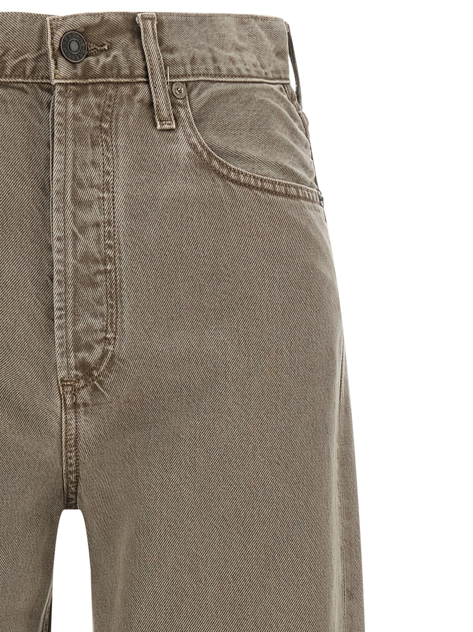 Agolde Brown Lyocell Relaxed Fit Jeans