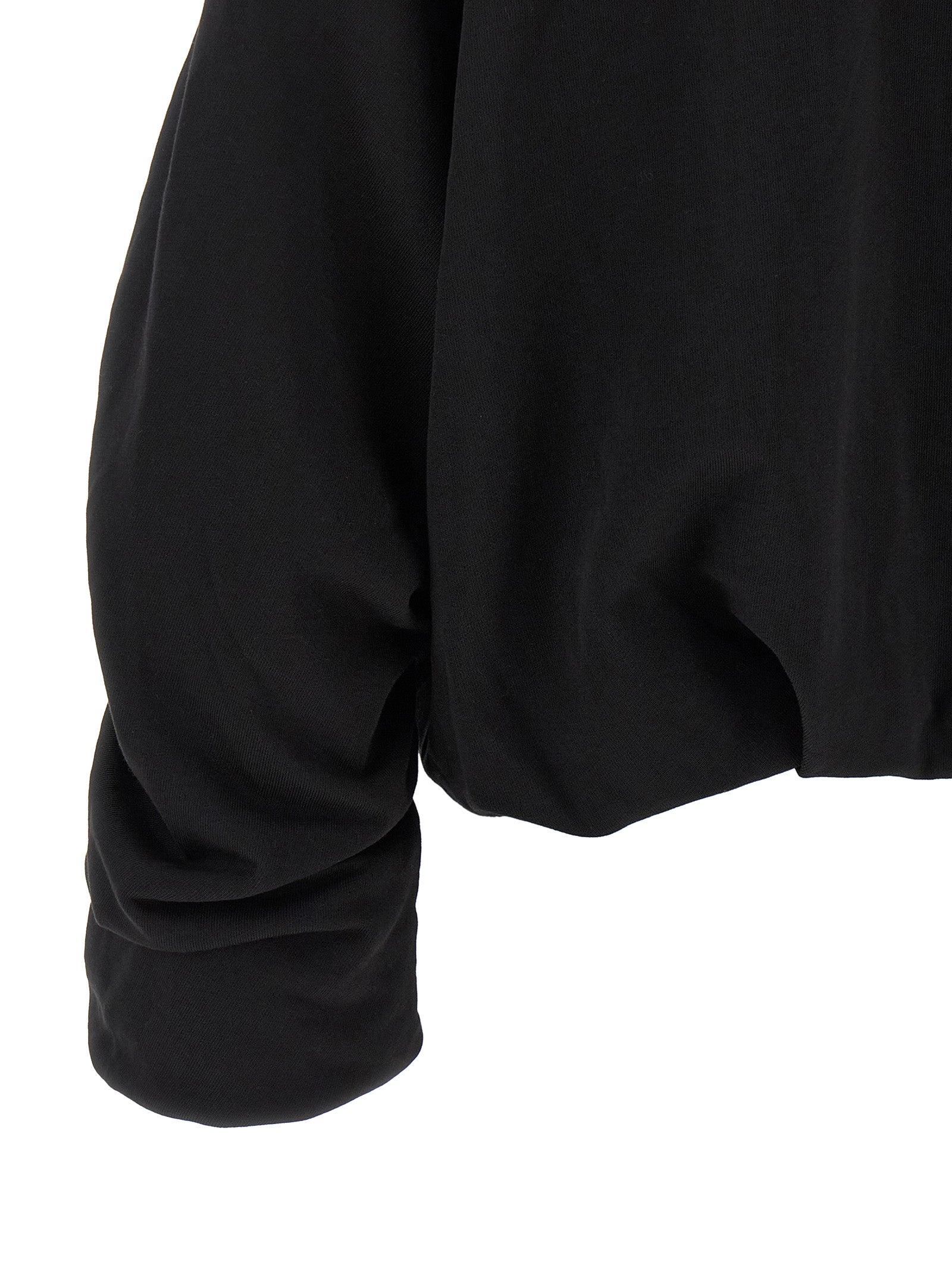 Dries Van Noten Black Cotton Hoodie