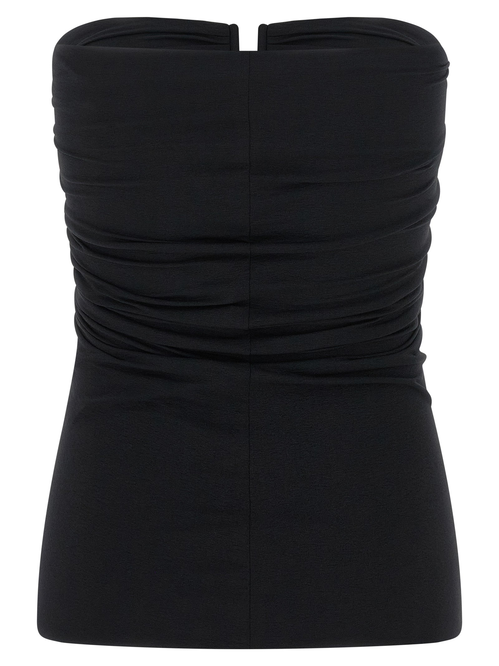 Rick Owens Black Nylon Tank Tops