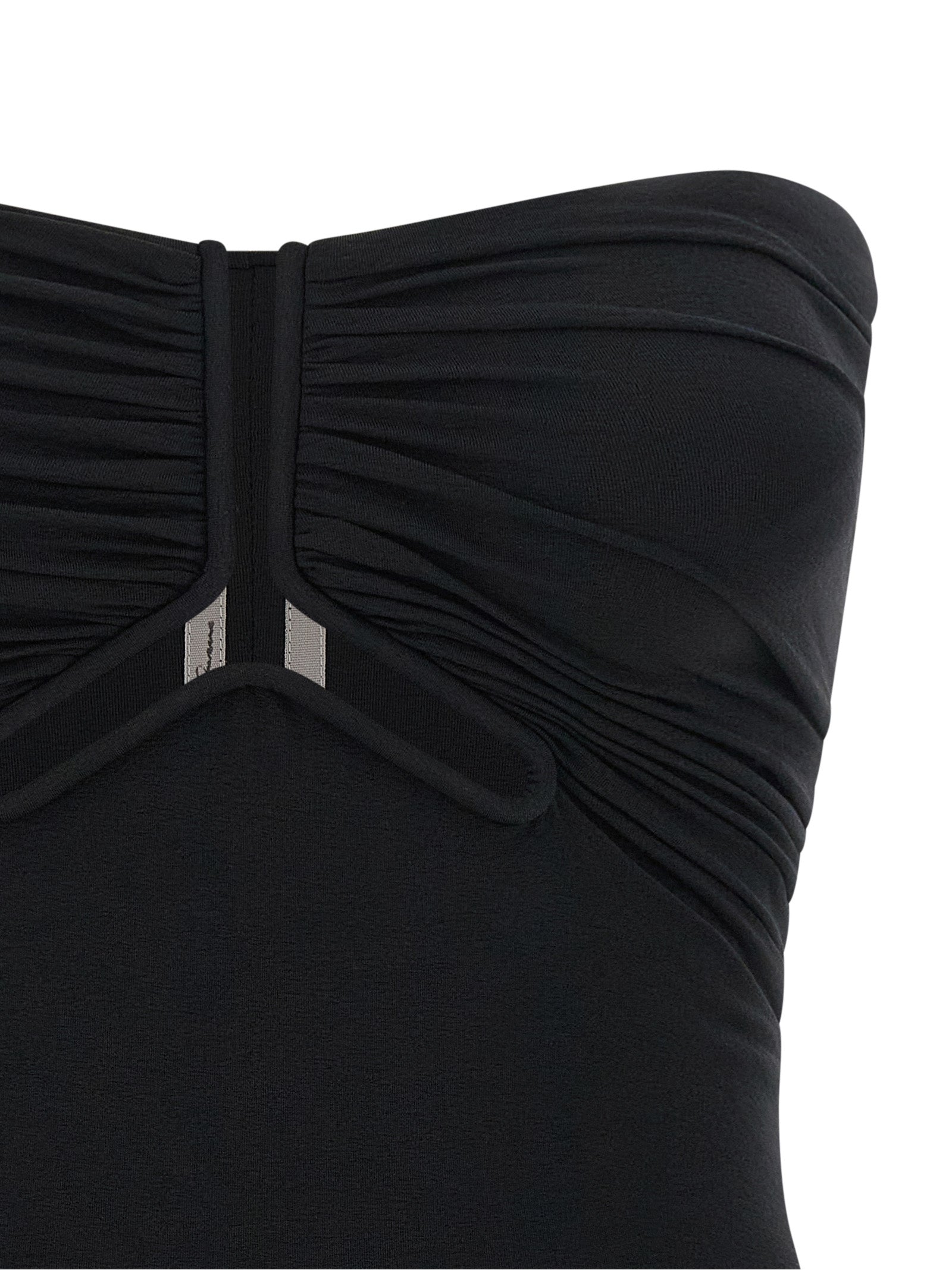 Rick Owens Black Nylon Tank Tops