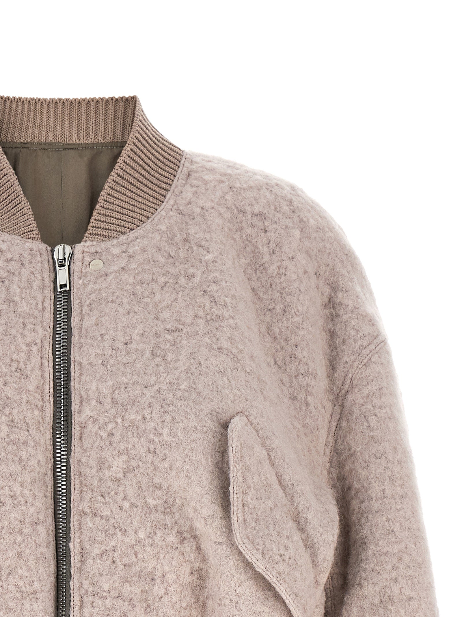Rick Owens Multicolor Marabou Bomber